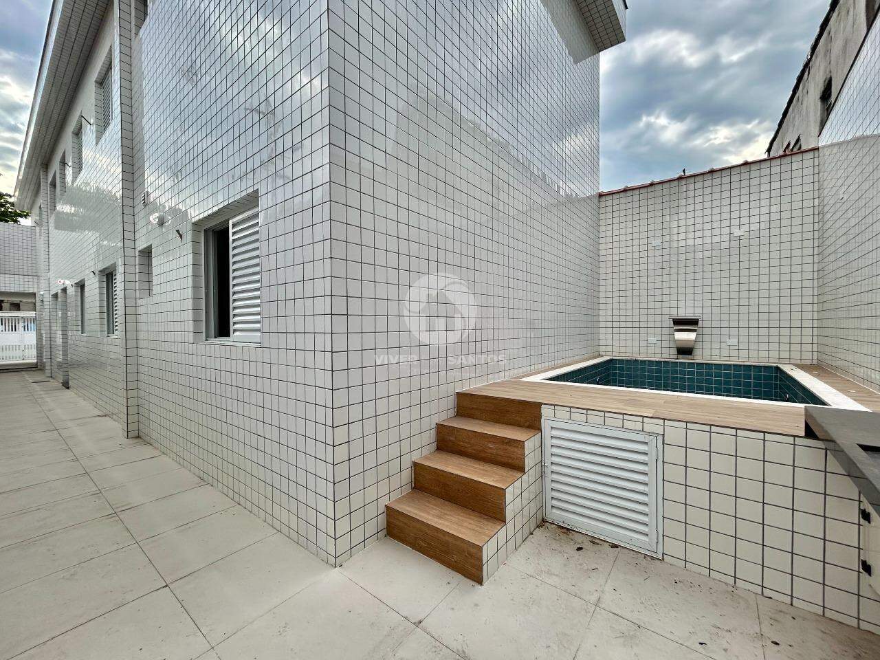 Casa Sobreposta Baixa Nova, 3 Suítes, Piscina, Churrasqueira e 2 Vagas na Aparecida – Santos/SP em Embaré, Santos — foto 22