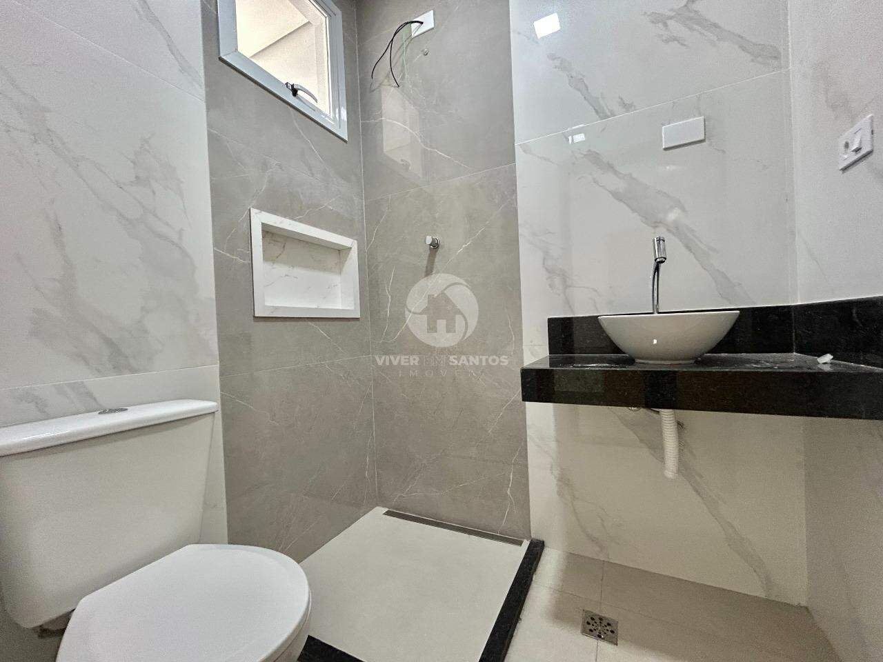 Casa Sobreposta Baixa Nova, 3 Suítes, Piscina, Churrasqueira e 2 Vagas na Aparecida – Santos/SP em Embaré, Santos — foto 16
