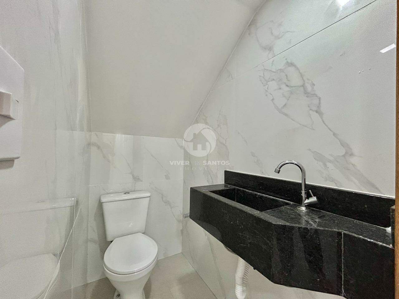 Casa Sobreposta Baixa Nova, 3 Suítes, Piscina, Churrasqueira e 2 Vagas na Aparecida – Santos/SP em Embaré, Santos — foto 8