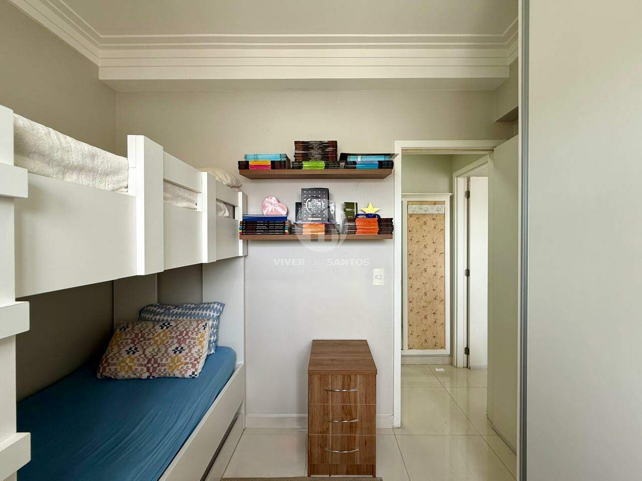 Apartamento Reformado, 2 Dormitórios, Vista Livre, Varanda com Churrasqueira e Lazer no Campo Grande – Santos/SP em Campo Grande, Santos — foto 25