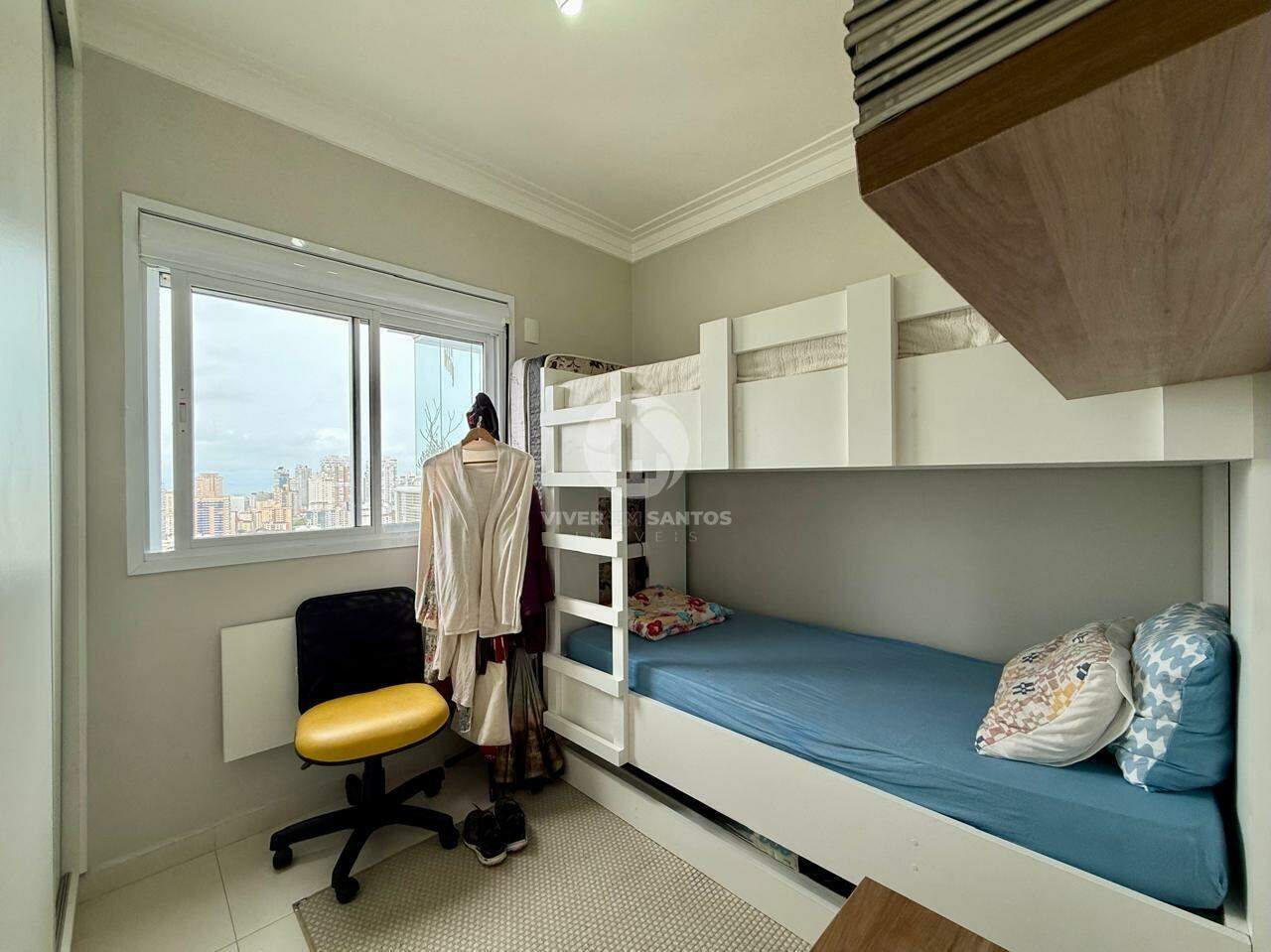 Apartamento Reformado, 2 Dormitórios, Vista Livre, Varanda com Churrasqueira e Lazer no Campo Grande – Santos/SP em Campo Grande, Santos — foto 22