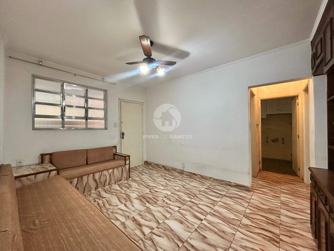Apartamento 2 Dormitórios com Potencial para Modernização na Orla da Praia da Pompéia – Santos/SP em Pompéia, Santos — foto 3