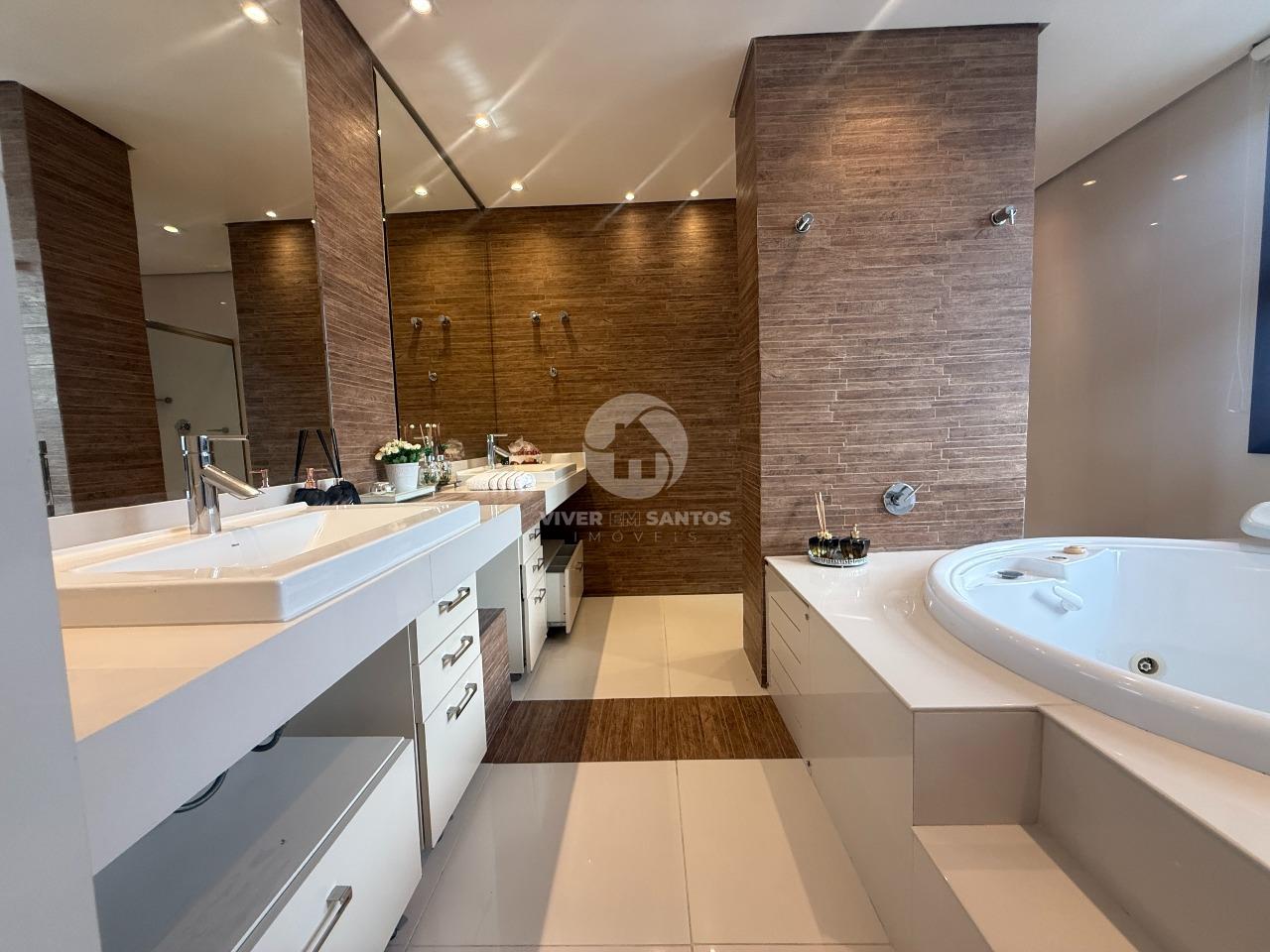 Casa Triplex Frente Mar, 6 Suítes, 4 Vagas e Estrutura de Resort em Pernambuco – Guarujá/SP em Balneário Praia do Pernambuco, Guarujá — foto 18