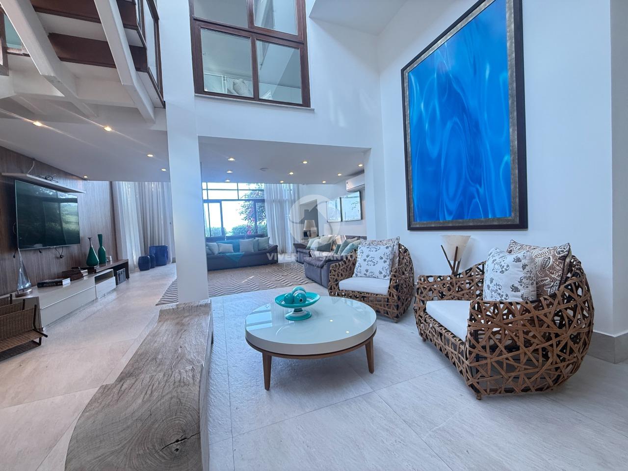 Casa Triplex Frente Mar, 6 Suítes, 4 Vagas e Estrutura de Resort em Pernambuco – Guarujá/SP em Balneário Praia do Pernambuco, Guarujá — foto 5