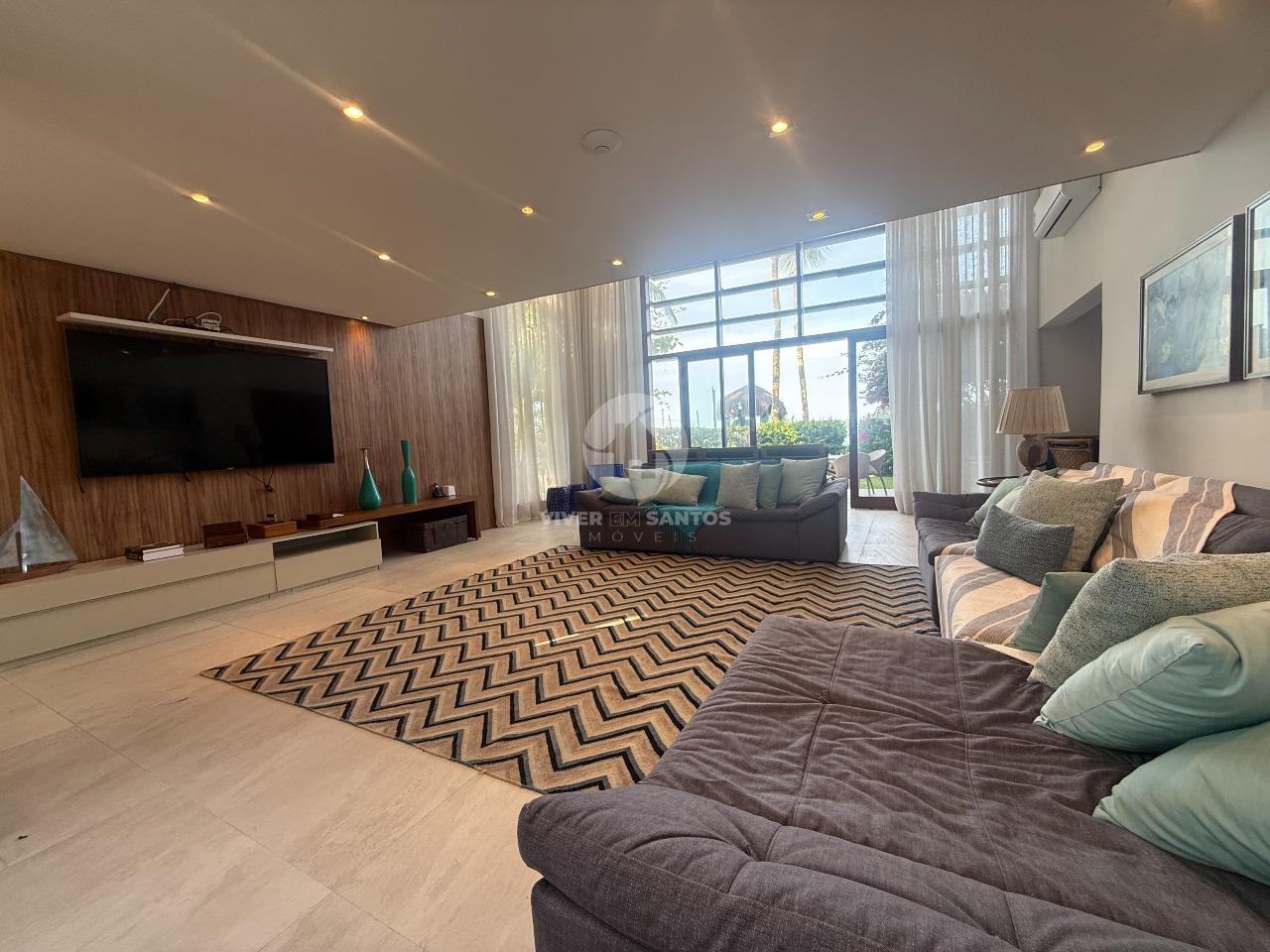 Casa Triplex Frente Mar, 6 Suítes, 4 Vagas e Estrutura de Resort em Pernambuco – Guarujá/SP em Balneário Praia do Pernambuco, Guarujá — foto 6