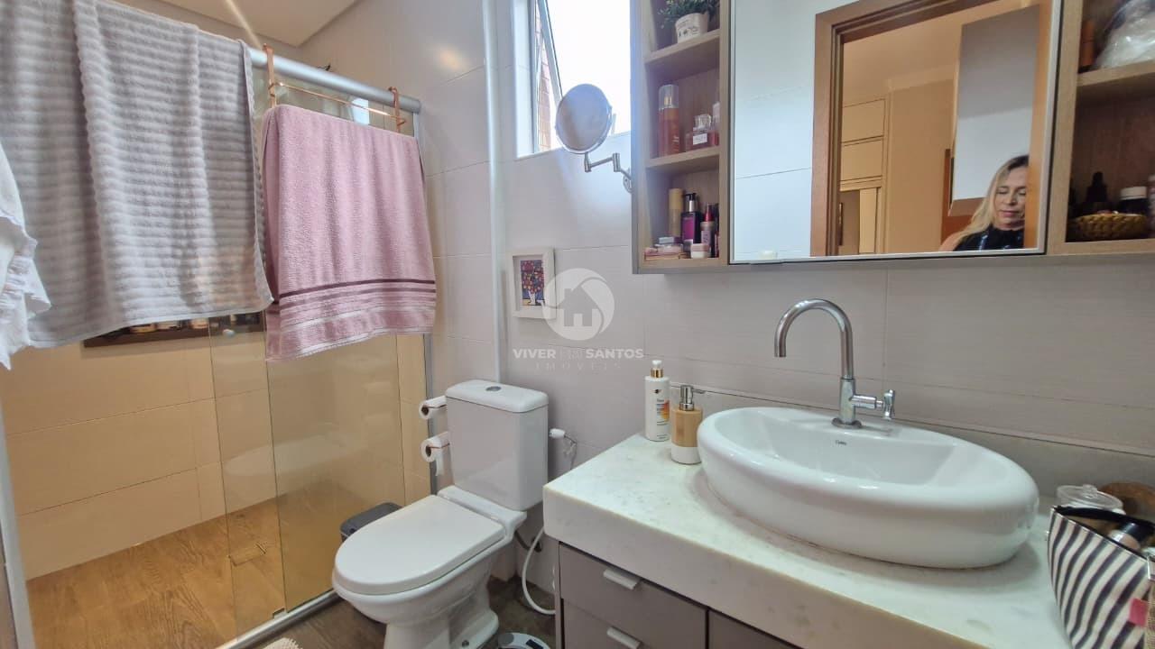 Apartamento de Frente, 3 Dormitórios, Suíte, Vista Livre e 2 Vagas Próximo no Campo Grande – Santos/SP em Gonzaga, Santos — foto 12