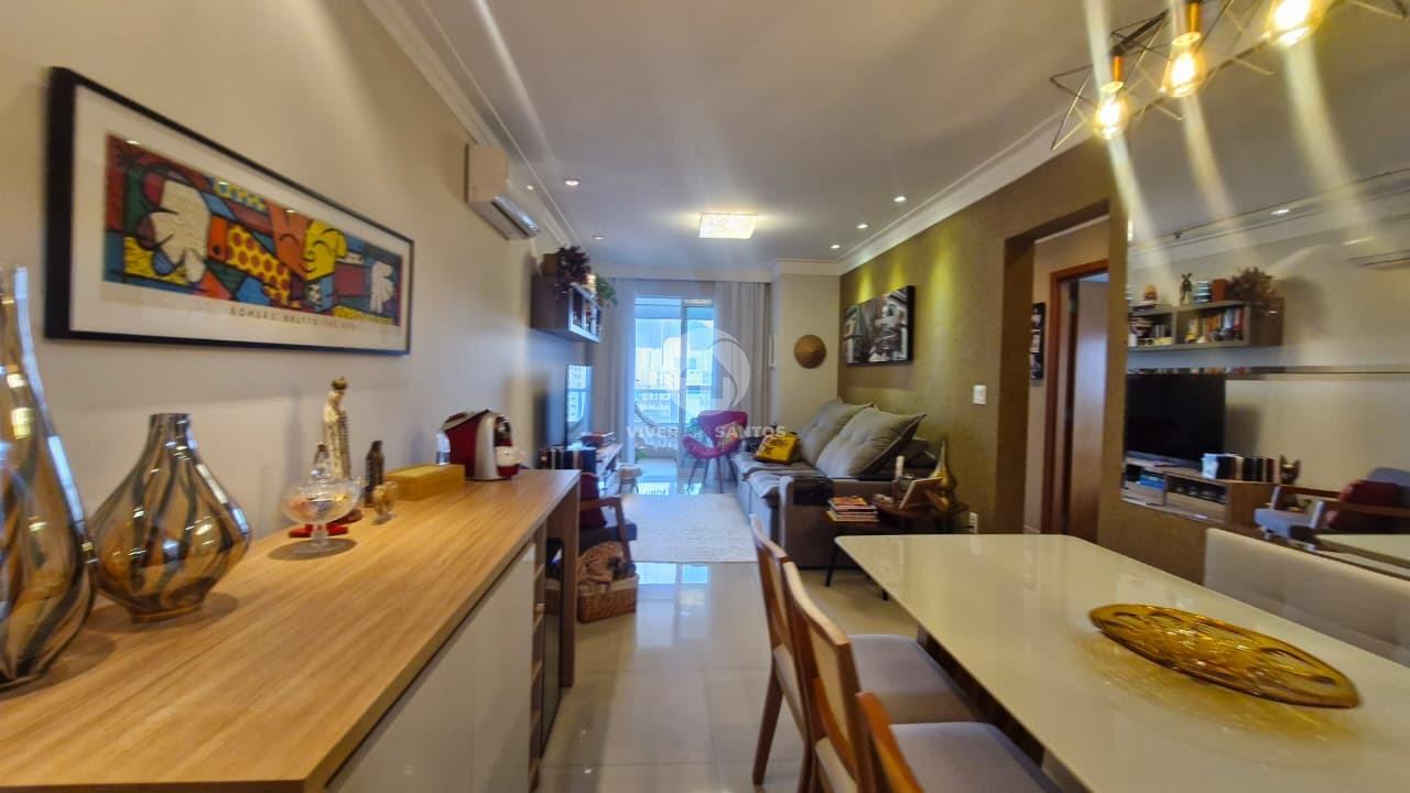 Apartamento de Frente, 3 Dormitórios, Suíte, Vista Livre e 2 Vagas Próximo no Campo Grande – Santos/SP em Gonzaga, Santos — foto 3