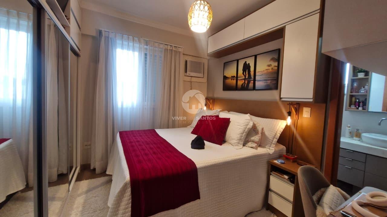 Apartamento de Frente, 3 Dormitórios, Suíte, Vista Livre e 2 Vagas Próximo no Campo Grande – Santos/SP em Gonzaga, Santos — foto 11