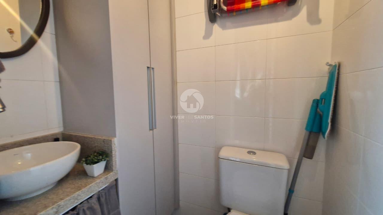 Apartamento de Frente, 3 Dormitórios, Suíte, Vista Livre e 2 Vagas Próximo no Campo Grande – Santos/SP em Gonzaga, Santos — foto 21