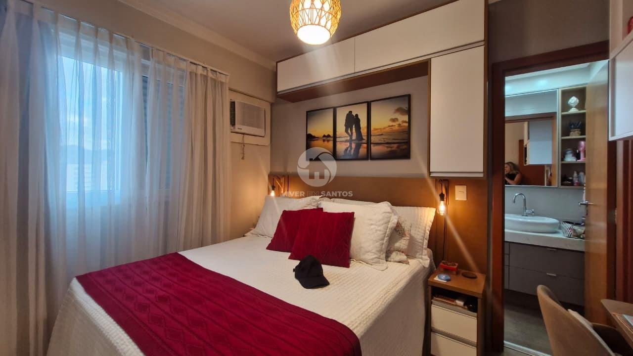 Apartamento de Frente, 3 Dormitórios, Suíte, Vista Livre e 2 Vagas Próximo no Campo Grande – Santos/SP em Gonzaga, Santos — foto 8