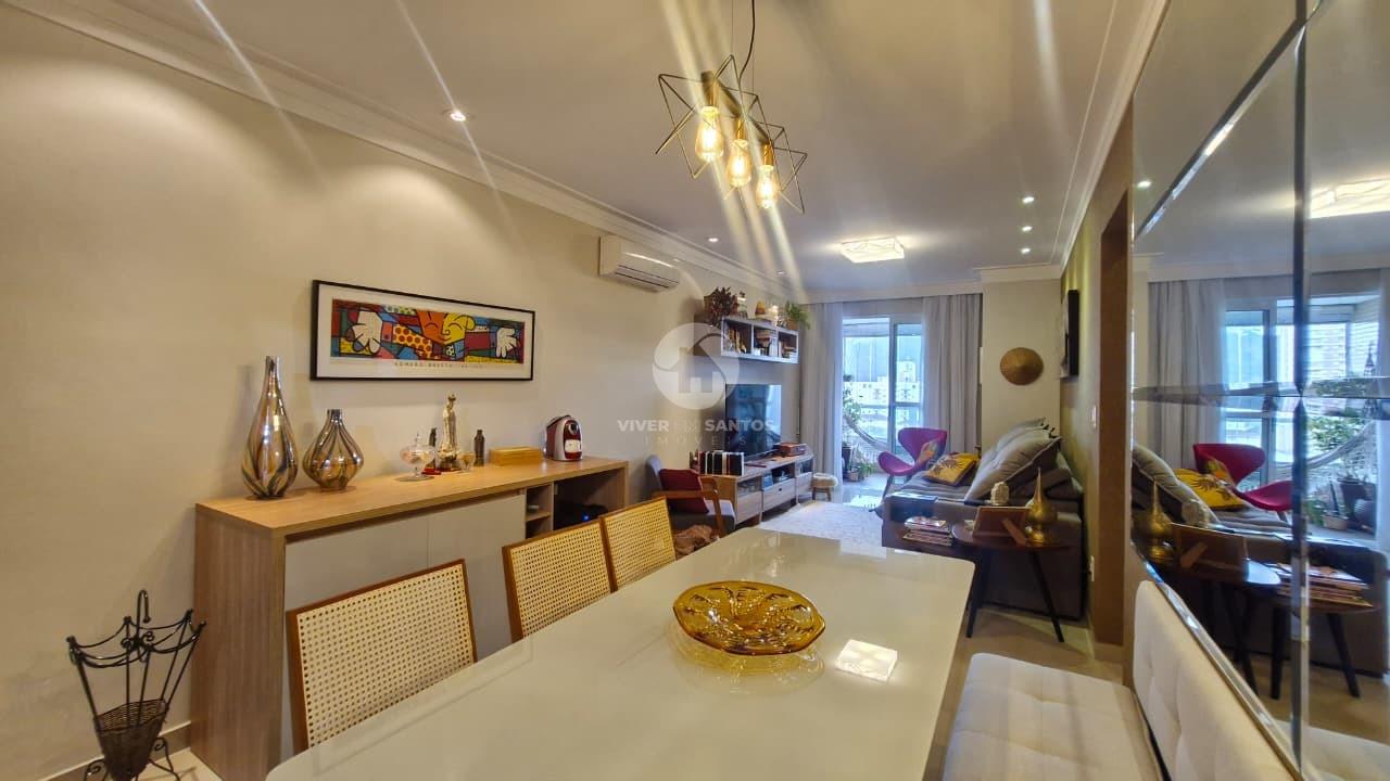 Apartamento de Frente, 3 Dormitórios, Suíte, Vista Livre e 2 Vagas Próximo no Campo Grande – Santos/SP em Gonzaga, Santos — foto 4