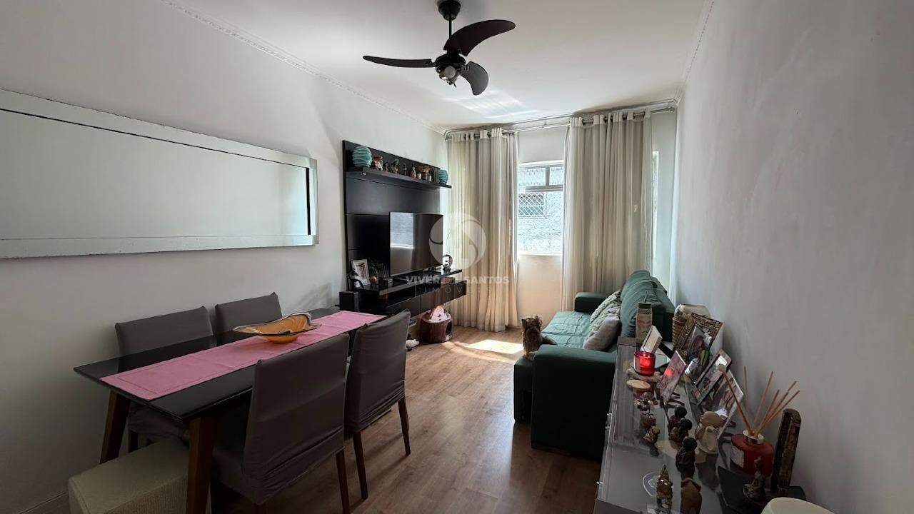 Apartamento 2 Dormitórios, Ambientes Amplos e Sol da Manhã na VIla Mathias – Santos/SP em Vila Mathias, Santos — foto 2
