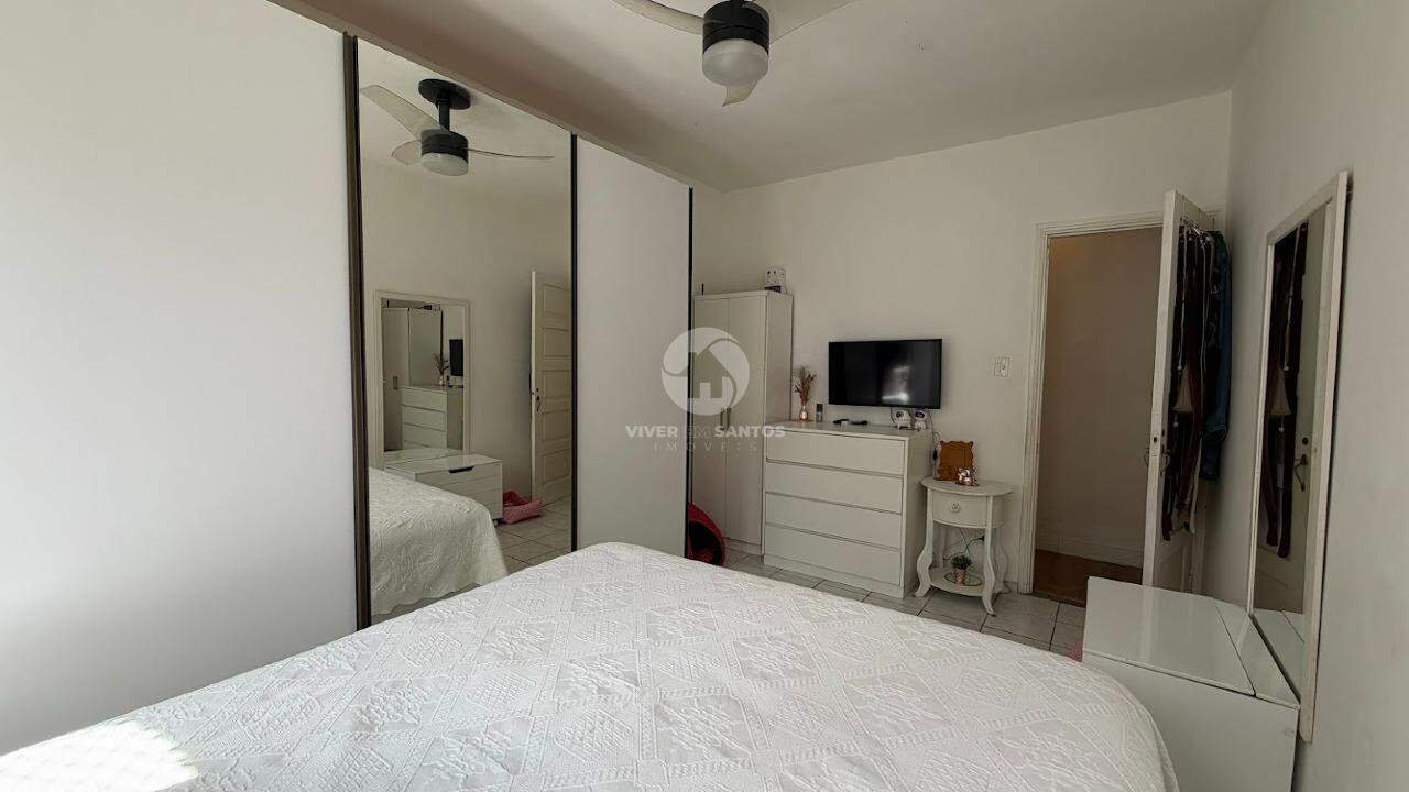 Apartamento 2 Dormitórios, Ambientes Amplos e Sol da Manhã na VIla Mathias – Santos/SP em Vila Mathias, Santos — foto 12
