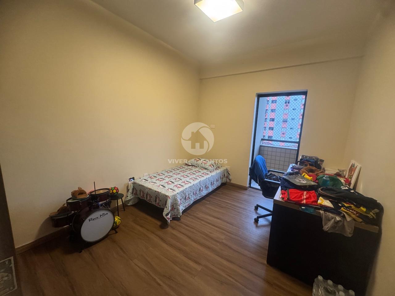 Apartamento 3 Dormitórios, Suíte, Sacadas e Garagem Demarcada no Embaré – Santos/SP em Embaré, Santos — foto 17