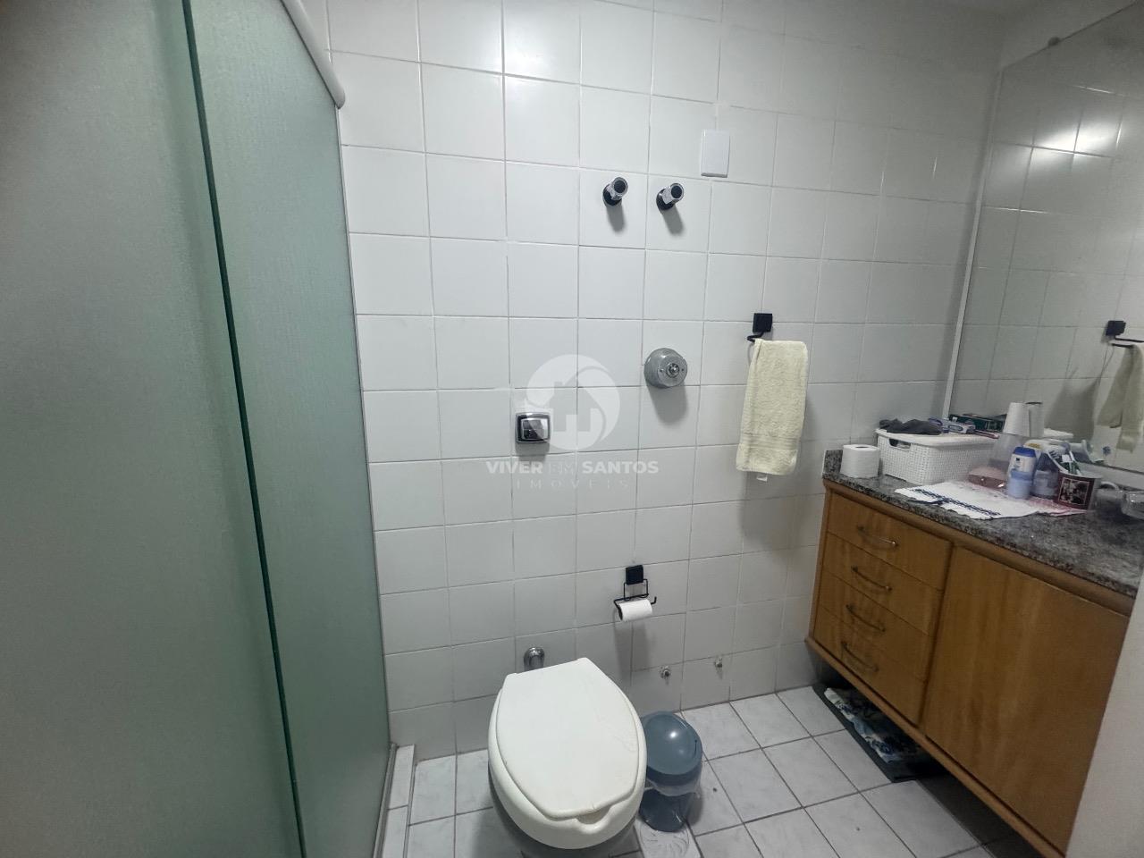 Apartamento 3 Dormitórios, Suíte, Sacadas e Garagem Demarcada no Embaré – Santos/SP em Embaré, Santos — foto 10