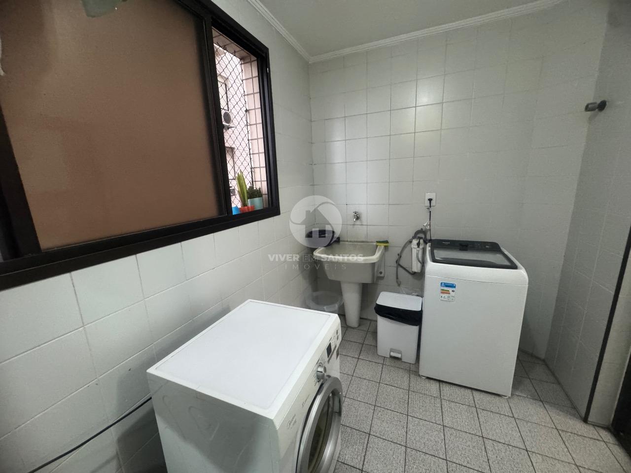 Apartamento 3 Dormitórios, Suíte, Sacadas e Garagem Demarcada no Embaré – Santos/SP em Embaré, Santos — foto 8