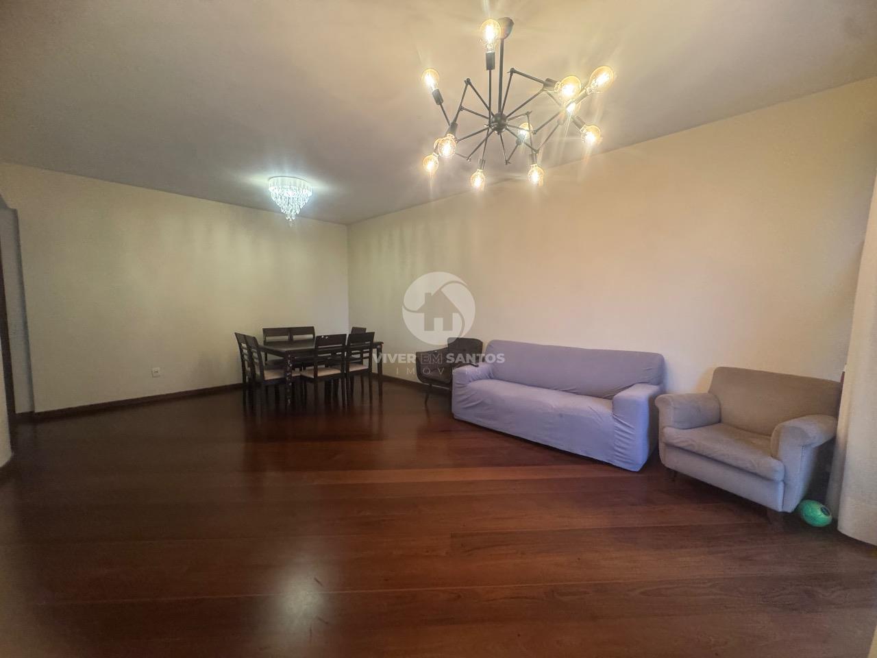 Apartamento 3 Dormitórios, Suíte, Sacadas e Garagem Demarcada no Embaré – Santos/SP em Embaré, Santos — foto 3