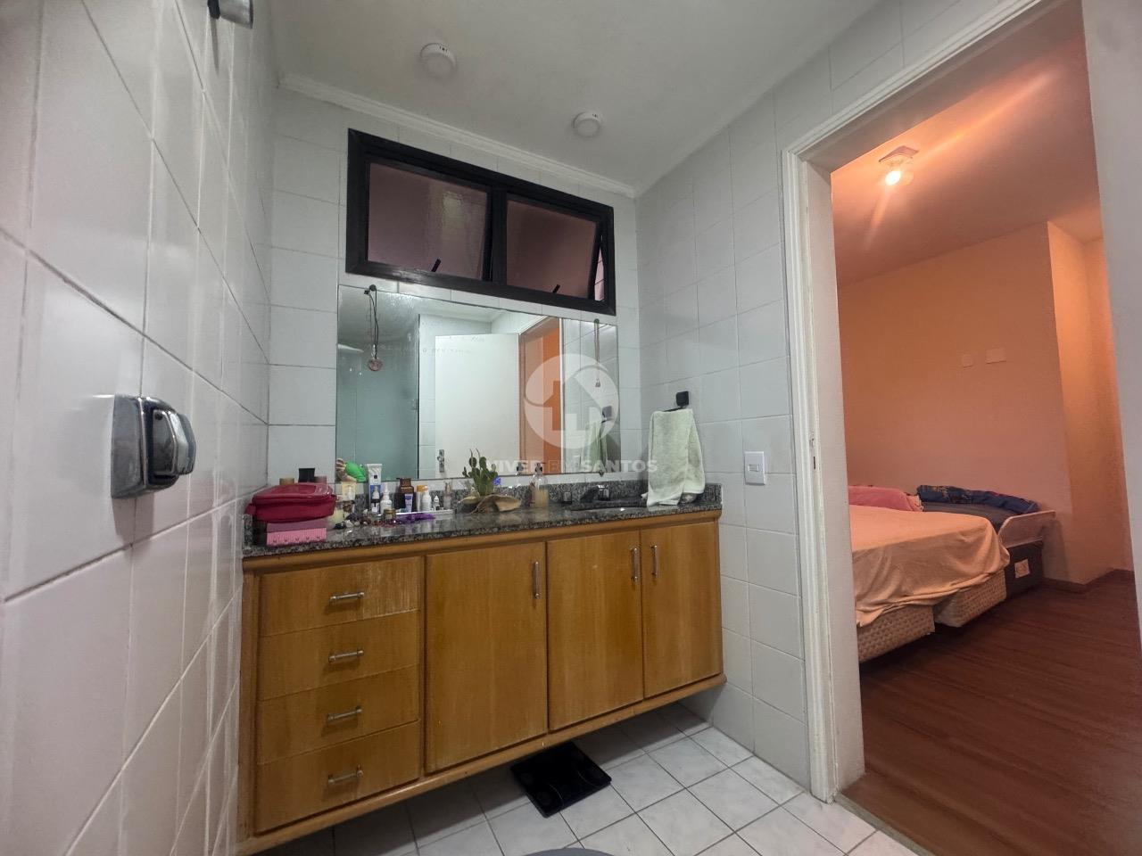 Apartamento 3 Dormitórios, Suíte, Sacadas e Garagem Demarcada no Embaré – Santos/SP em Embaré, Santos — foto 14