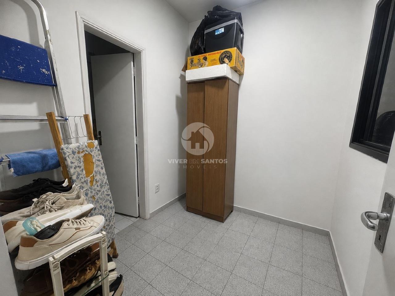 Apartamento 3 Dormitórios, Suíte, Sacadas e Garagem Demarcada no Embaré – Santos/SP em Embaré, Santos — foto 18