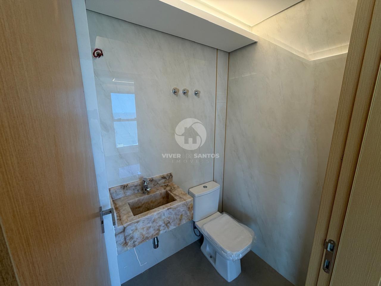 Penthouse com Vista Mar 360°, 3 Dormitórios e 4 Vagas no Residencial Ilha de Malta – Santos/SP em Aparecida, Santos — foto 28