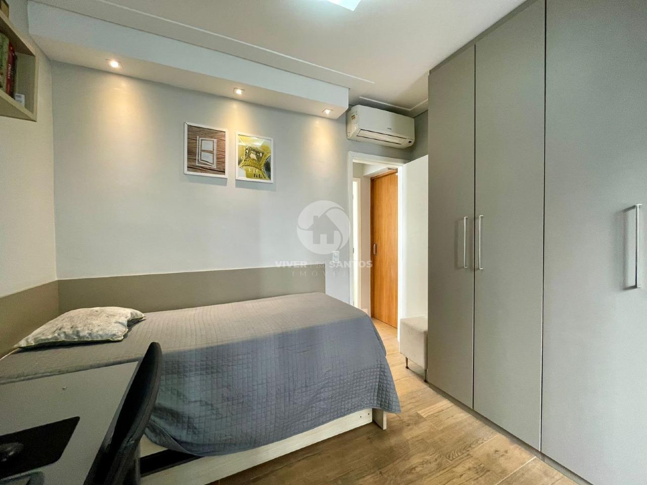 Apartamento 2 Dormitórios, Suíte, Varanda e Lazer Completo Próximo a Praia do José Menino – Santos/SP em José Menino, Santos — foto 9