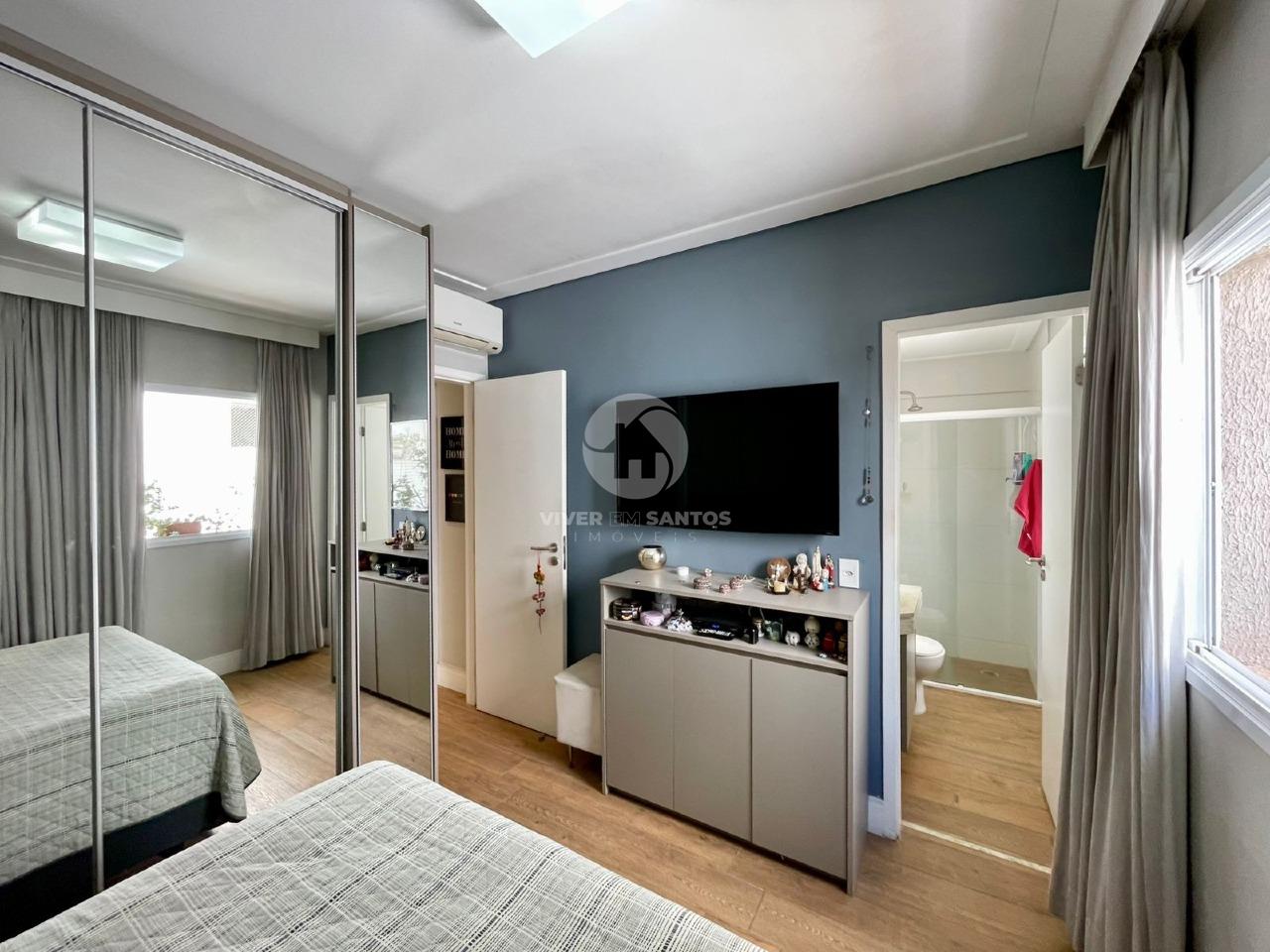 Apartamento 2 Dormitórios, Suíte, Varanda e Lazer Completo Próximo a Praia do José Menino – Santos/SP em José Menino, Santos — foto 5
