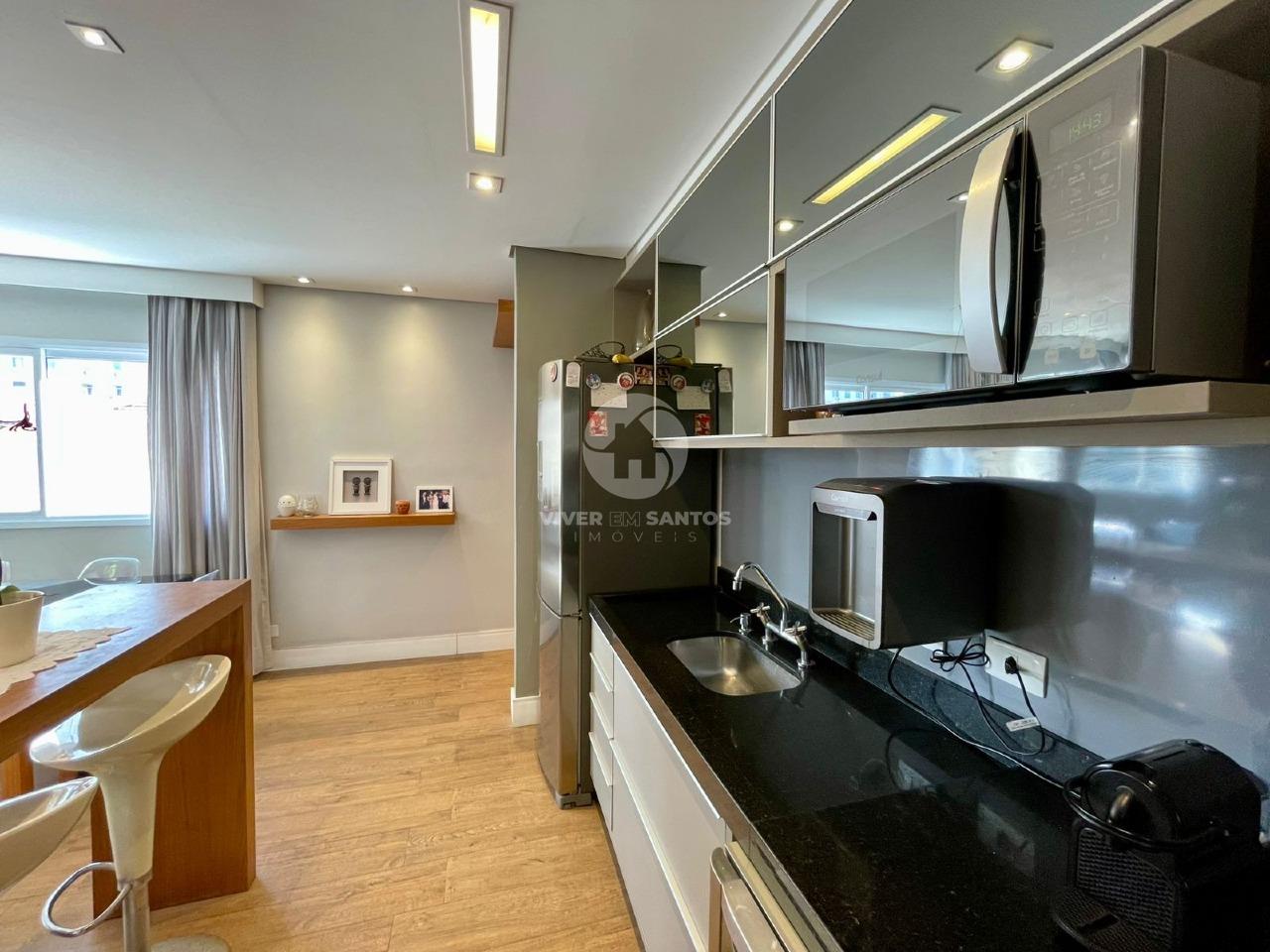 Apartamento 2 Dormitórios, Suíte, Varanda e Lazer Completo Próximo a Praia do José Menino – Santos/SP em José Menino, Santos — foto 14