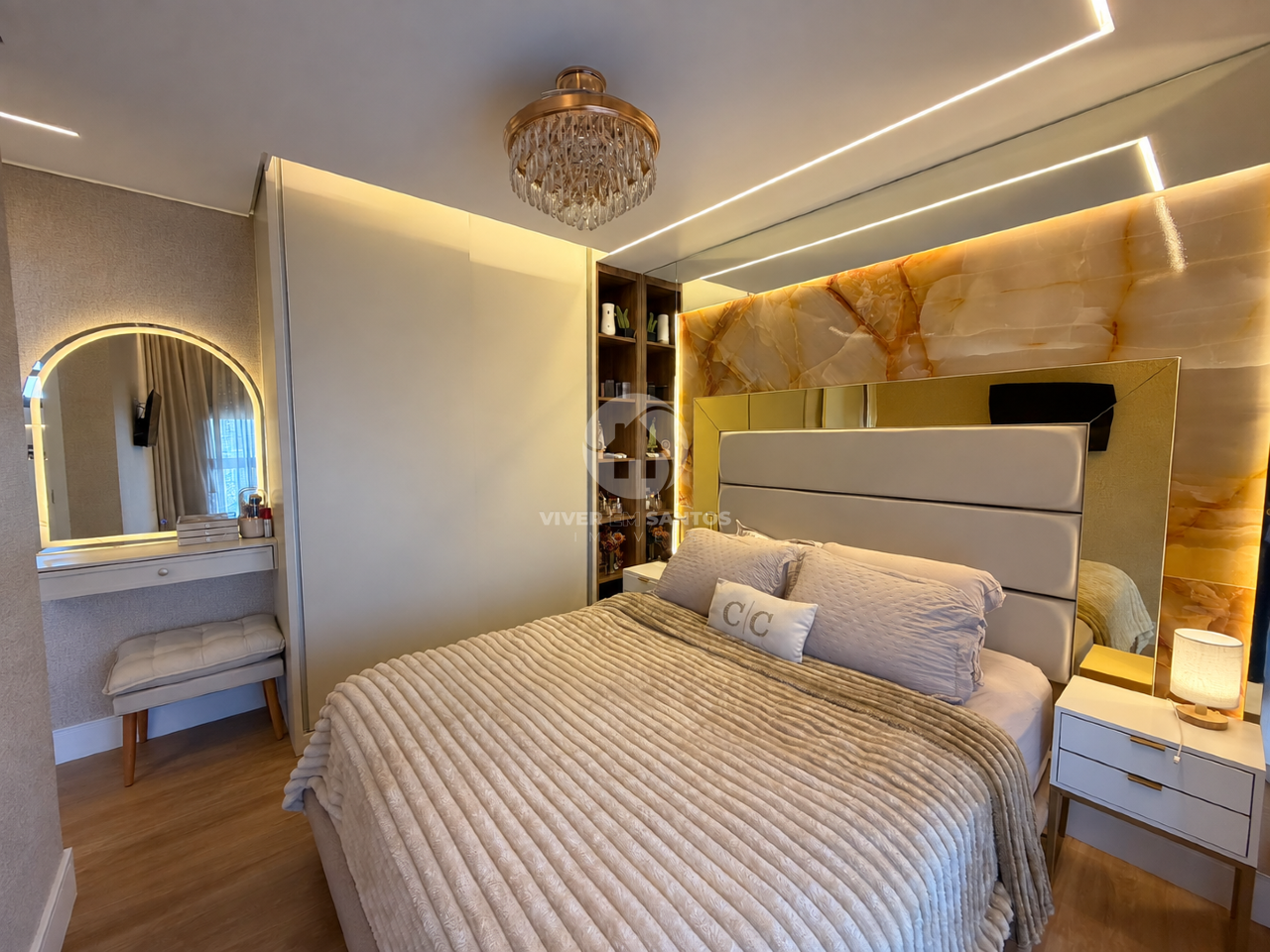 Apartamento Porteira Fechada, 2 Suítes no Vianna Home – Boqueirão, Santos/SP em Boqueirão, Santos — foto 13