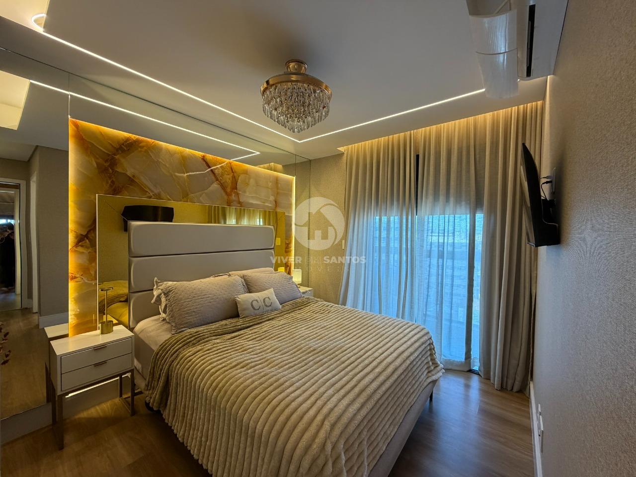 Apartamento Porteira Fechada, 2 Suítes no Vianna Home – Boqueirão, Santos/SP em Boqueirão, Santos — foto 12