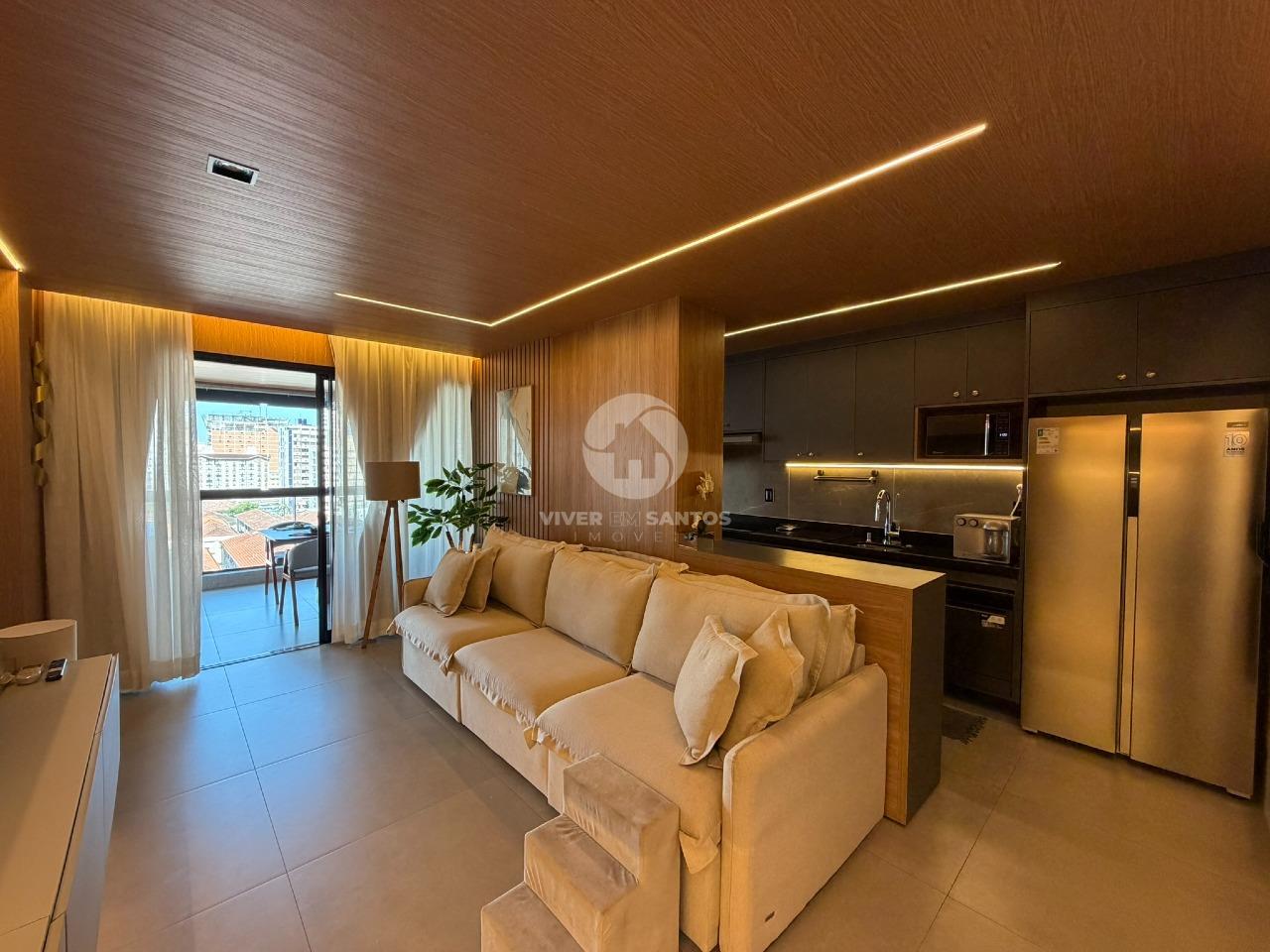 Apartamento Porteira Fechada, 2 Suítes no Vianna Home – Boqueirão, Santos/SP em Boqueirão, Santos — foto 3