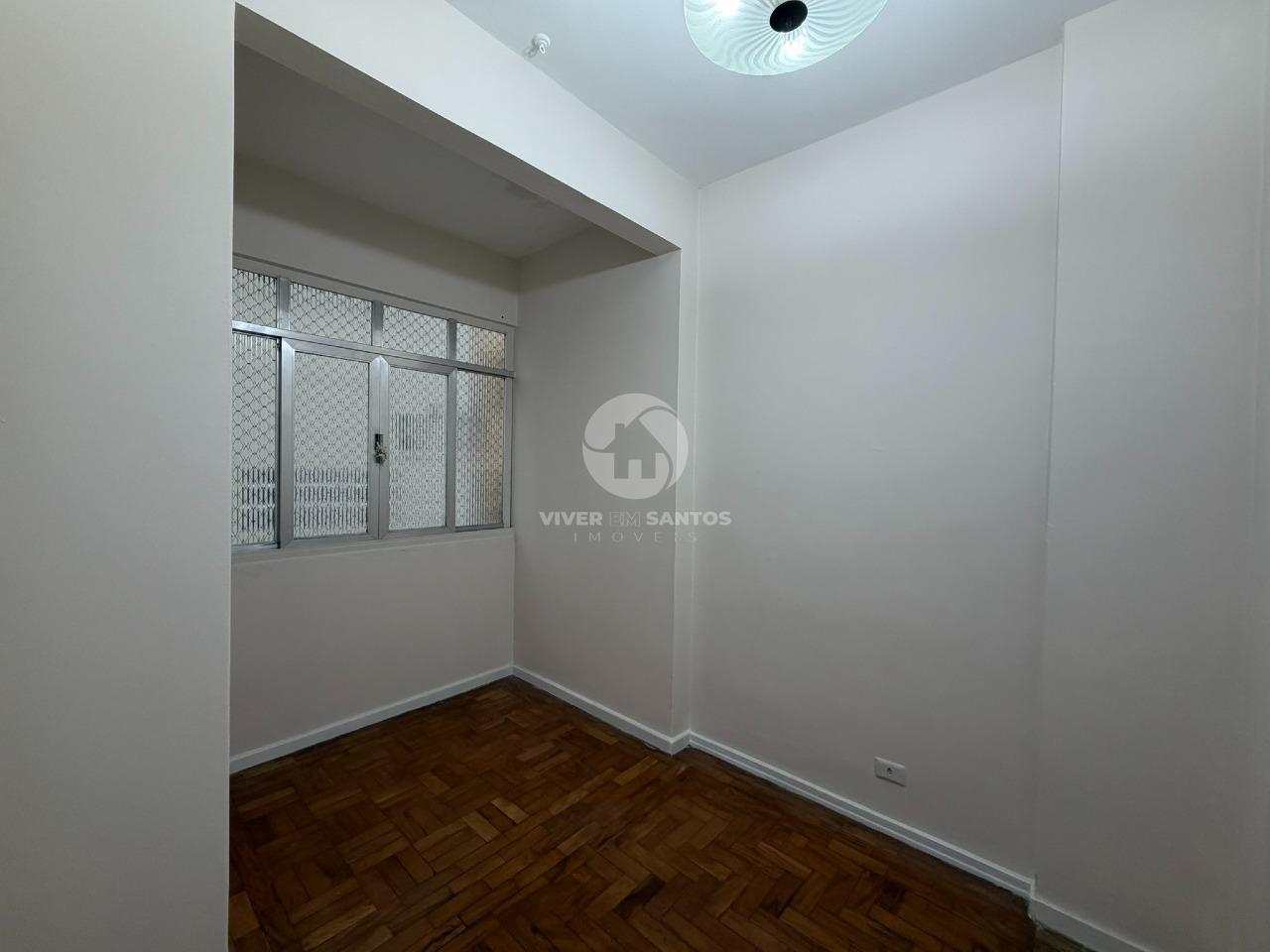 Apartamento de Frente, 1 Dormitório, Dependência Completa e Sacada a 1 Quadra da Praia no Boqueirão – Santos/SP em Boqueirão, Santos — foto 10
