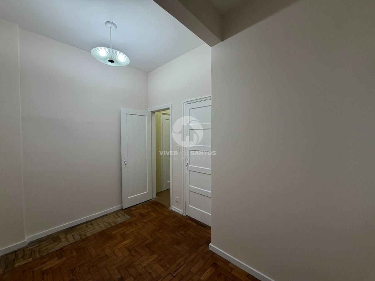 Apartamento de Frente, 1 Dormitório, Dependência Completa e Sacada a 1 Quadra da Praia no Boqueirão – Santos/SP em Boqueirão, Santos — foto 12