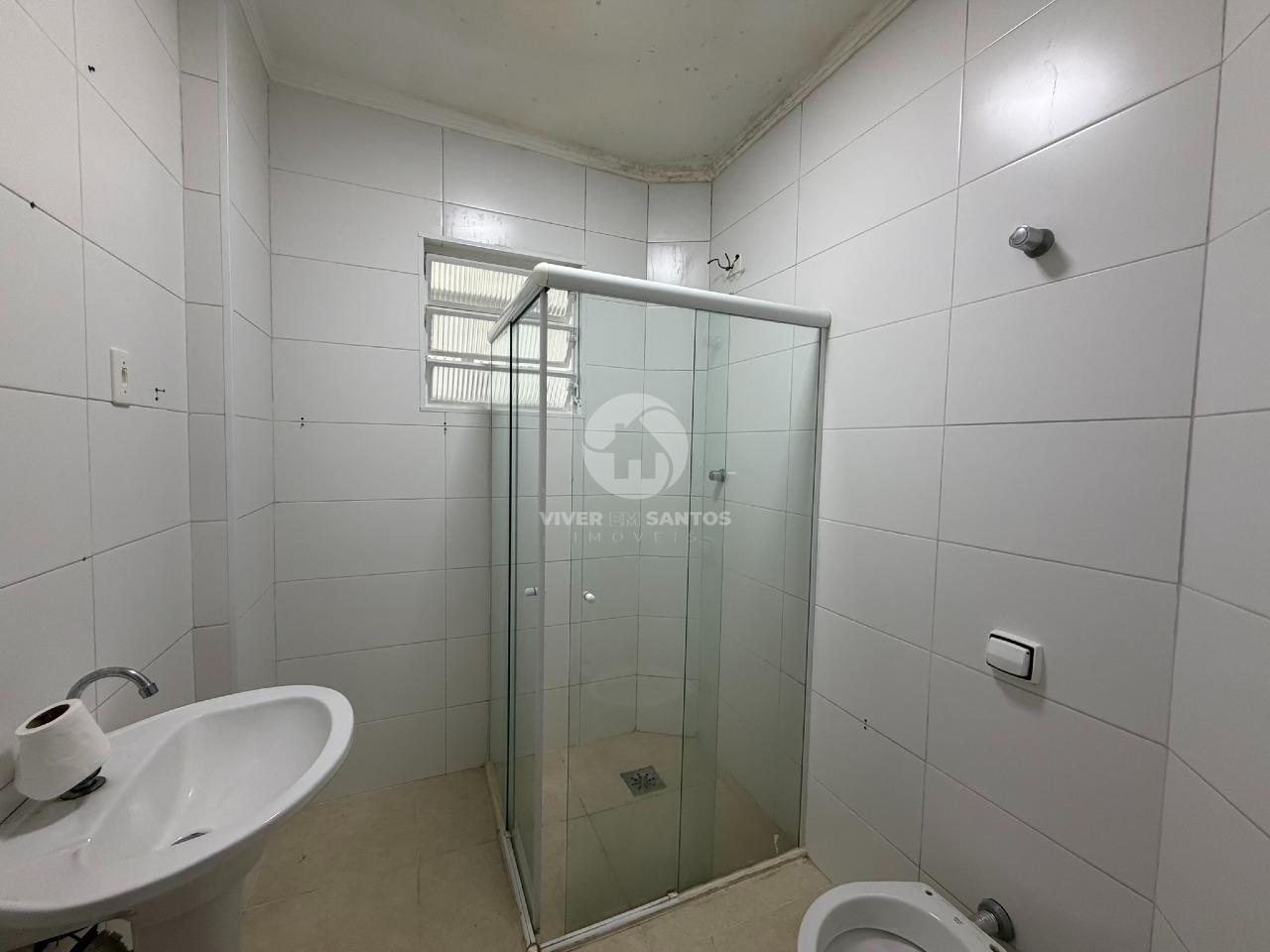 Apartamento de Frente, 1 Dormitório, Dependência Completa e Sacada a 1 Quadra da Praia no Boqueirão – Santos/SP em Boqueirão, Santos — foto 20
