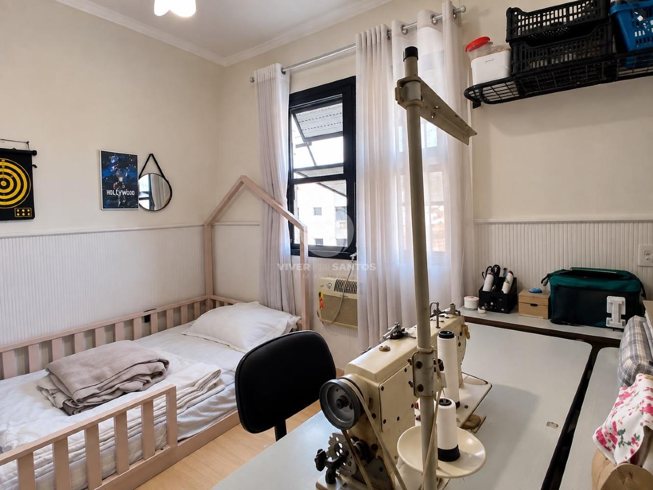 Apartamento de 110 m² com 3 quartos à venda no Marapé, Santos/SP em Marapé, Santos — foto 9