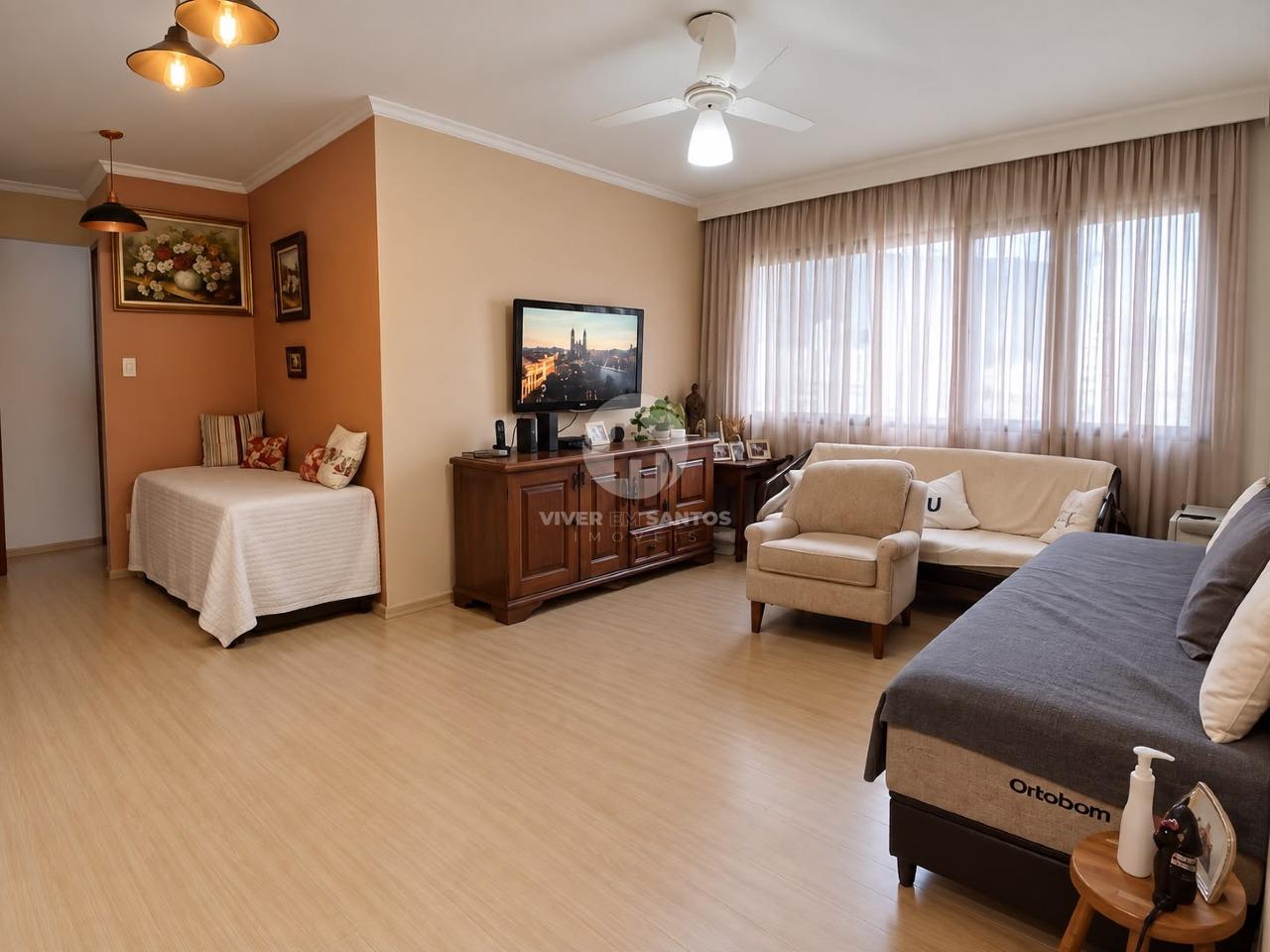 Apartamento de 110 m² com 3 quartos à venda no Marapé, Santos/SP em Marapé, Santos — foto 2