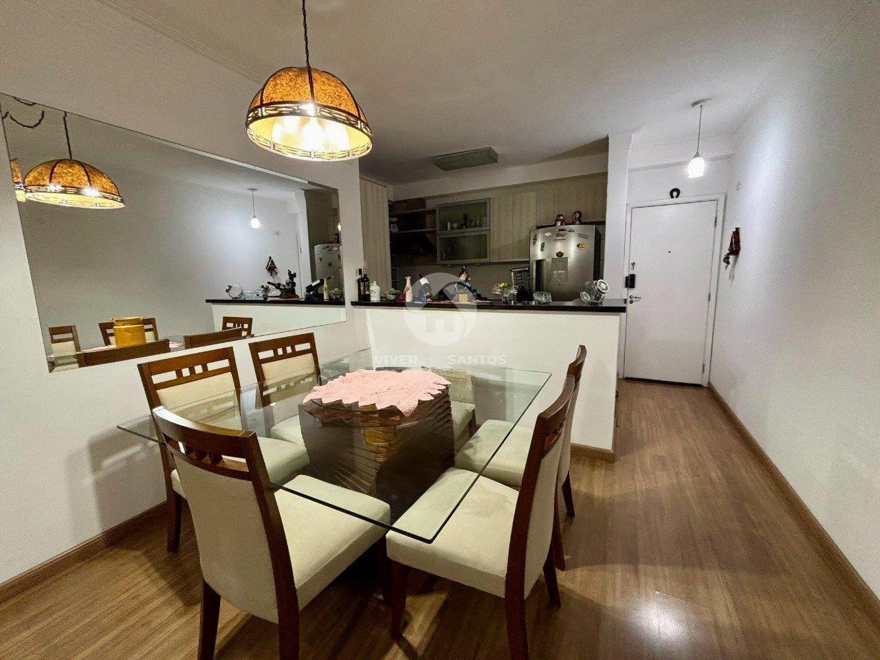 Apartamento mobiliado de 3 quartos, 1 suite, com varanda gourmet na Ponta da Praia. em Ponta da Praia, Santos — foto 5