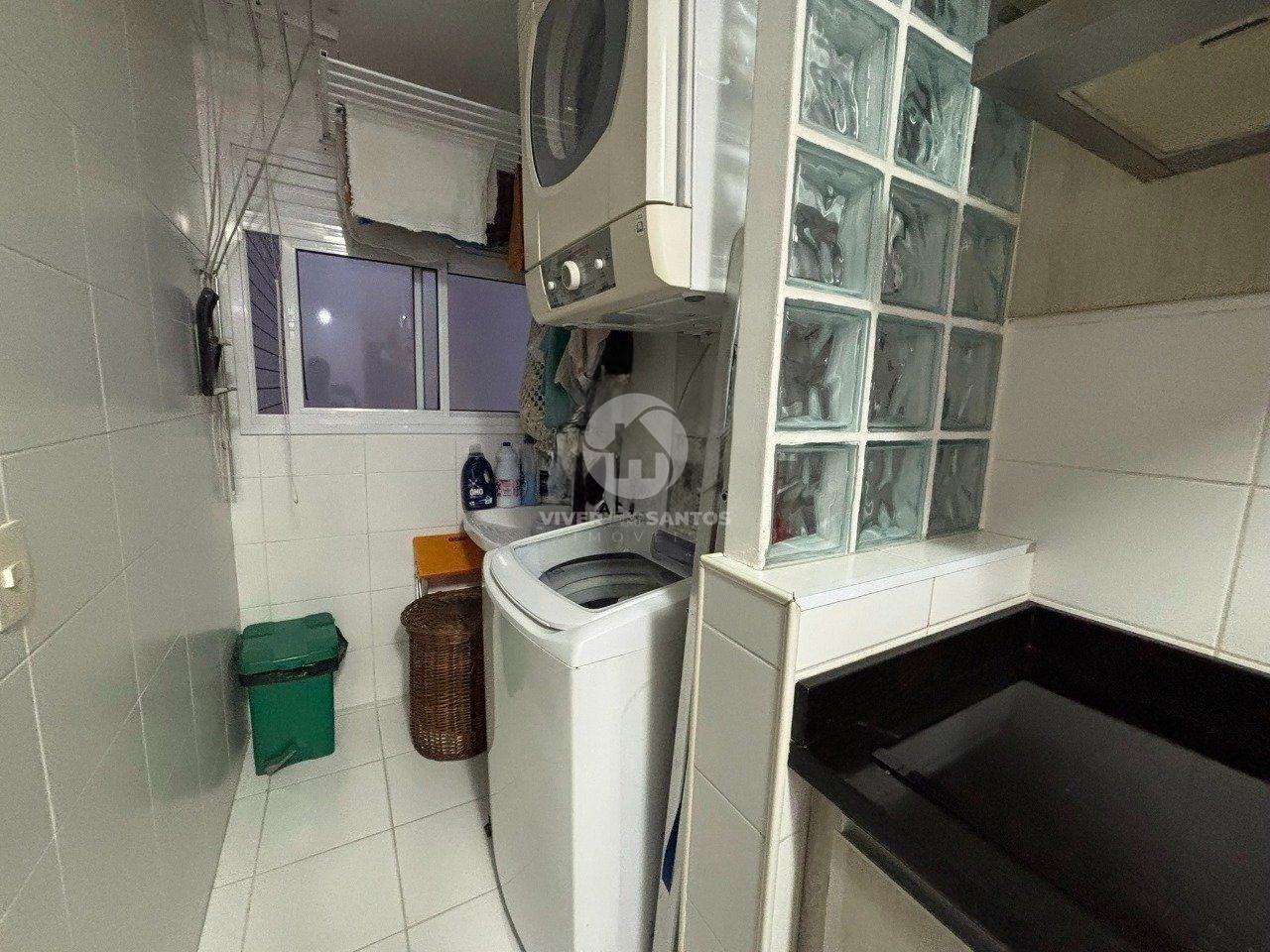 Apartamento mobiliado de 3 quartos, 1 suite, com varanda gourmet na Ponta da Praia. em Ponta da Praia, Santos — foto 10
