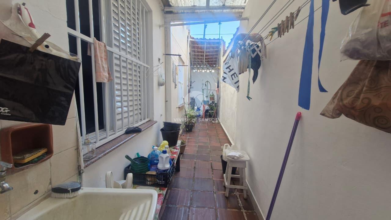 Apartamento Térreo com 3 Dormitórios e Quintal no Macuco – Santos/SP em Macuco, Santos — foto 13