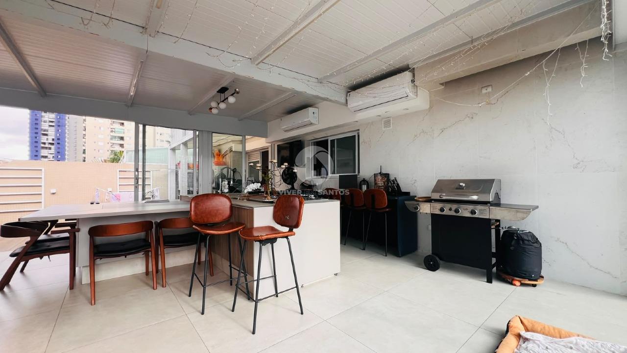 Apartamento Garden de Alto Padrão, 3 Suítes no Embaré – Santos/SP em Embaré, Santos — foto 13
