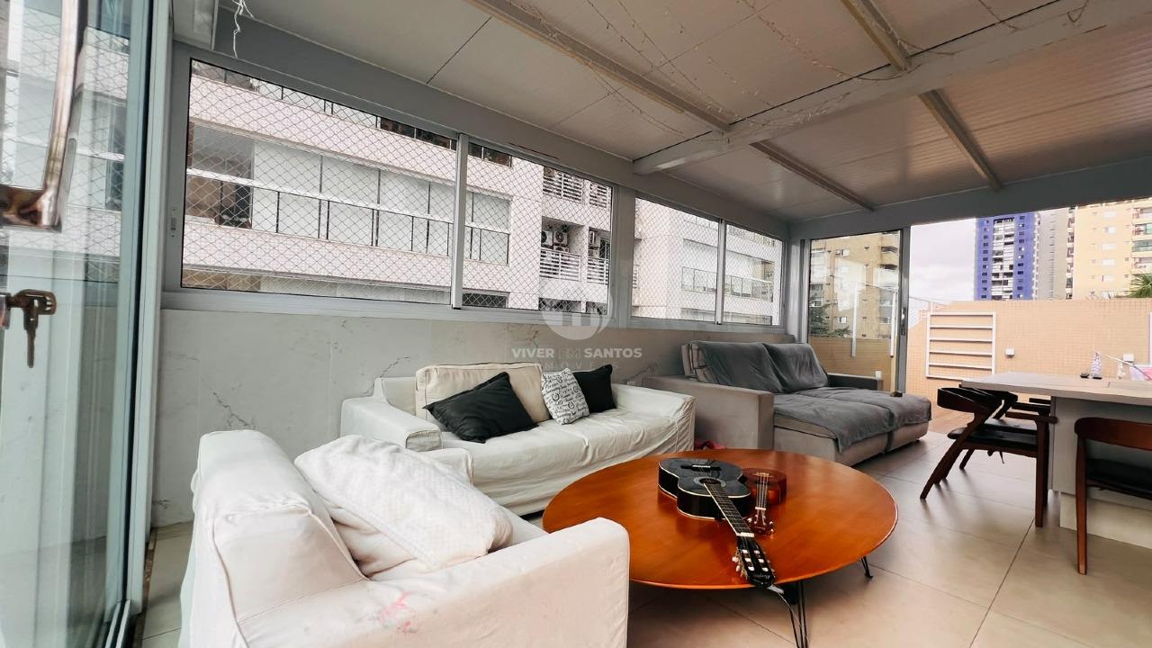 Apartamento Garden de Alto Padrão, 3 Suítes no Embaré – Santos/SP em Embaré, Santos — foto 12