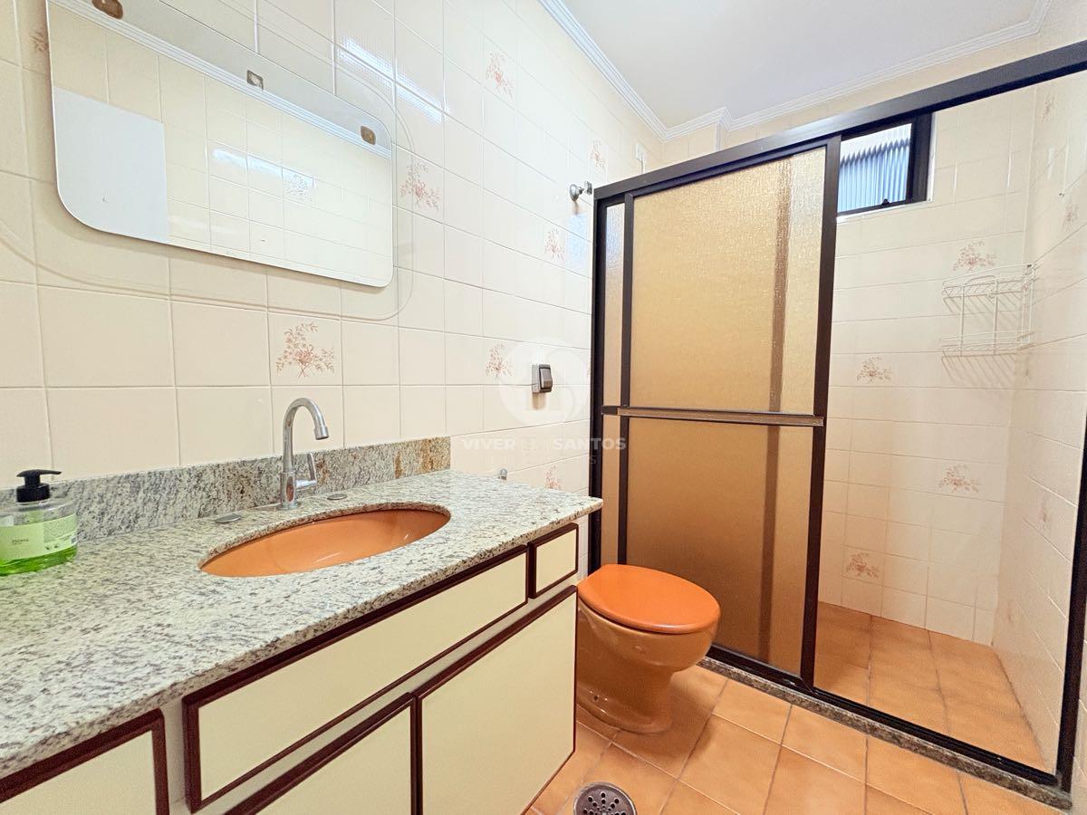 Apartamento 89 m², 2 Dormitórios, Varanda, Vista para o Mar e Garagem na Pompéia – Santos/SP em Pompéia, Santos — foto 8