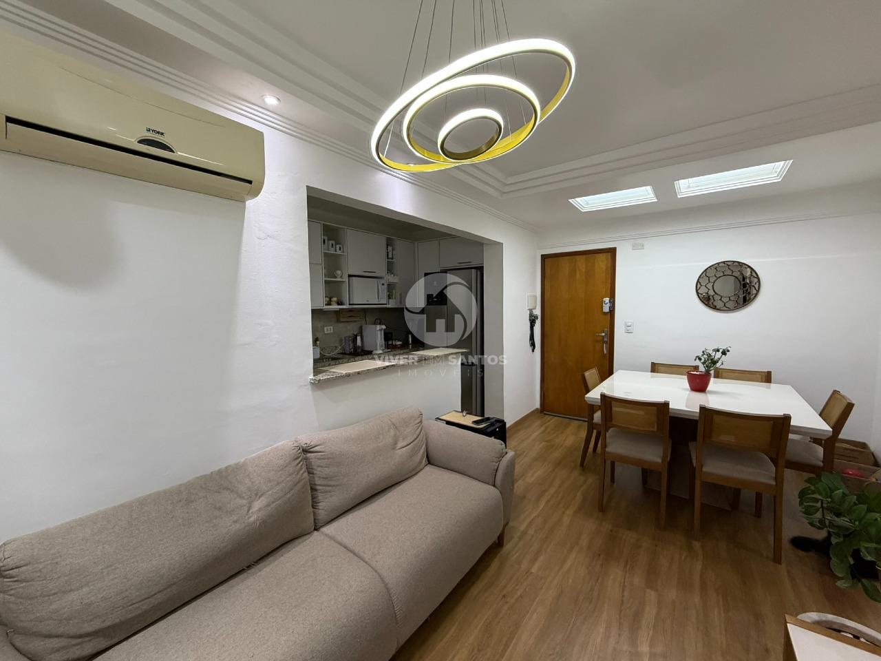 Apartamento Reformado, 1 Dormitório, Varanda, Vista Livre e Garagem Demarcada no Estuário – Santos/SP em Estuário, Santos — foto 4