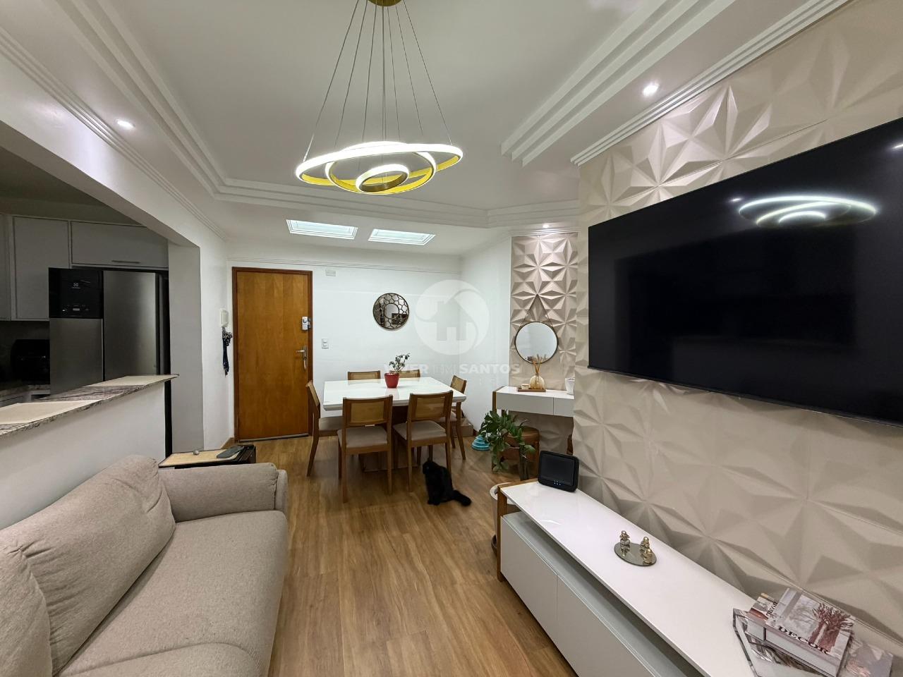 Apartamento Reformado, 1 Dormitório, Varanda, Vista Livre e Garagem Demarcada no Estuário – Santos/SP em Estuário, Santos — foto 5