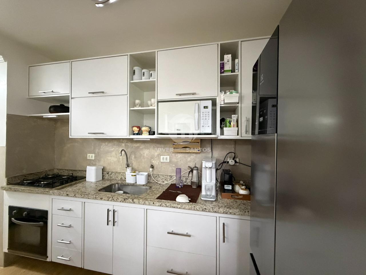 Apartamento Reformado, 1 Dormitório, Varanda, Vista Livre e Garagem Demarcada no Estuário – Santos/SP em Estuário, Santos — foto 15