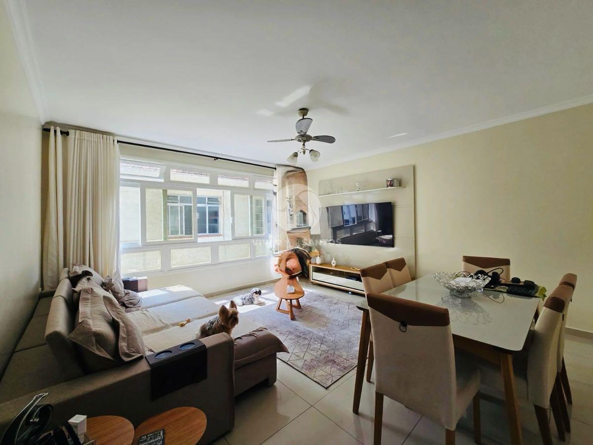 Apartamento com 170 m², 4 Dormitórios, 3 Suítes e Escritório no Boqueirão – Santos/SP em Boqueirão, Santos — foto 2