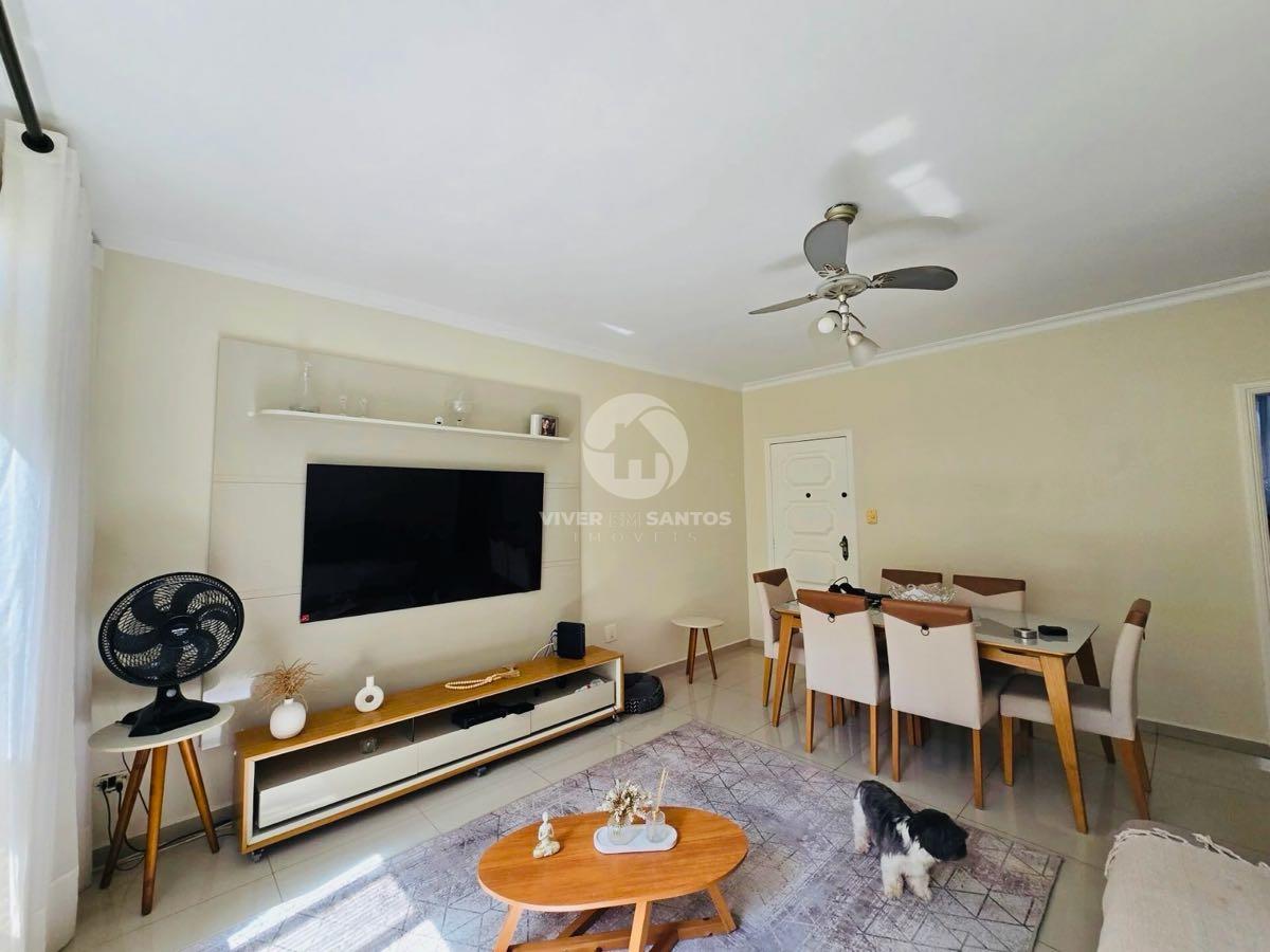 Apartamento com 170 m², 4 Dormitórios, 3 Suítes e Escritório no Boqueirão – Santos/SP em Boqueirão, Santos — foto 3