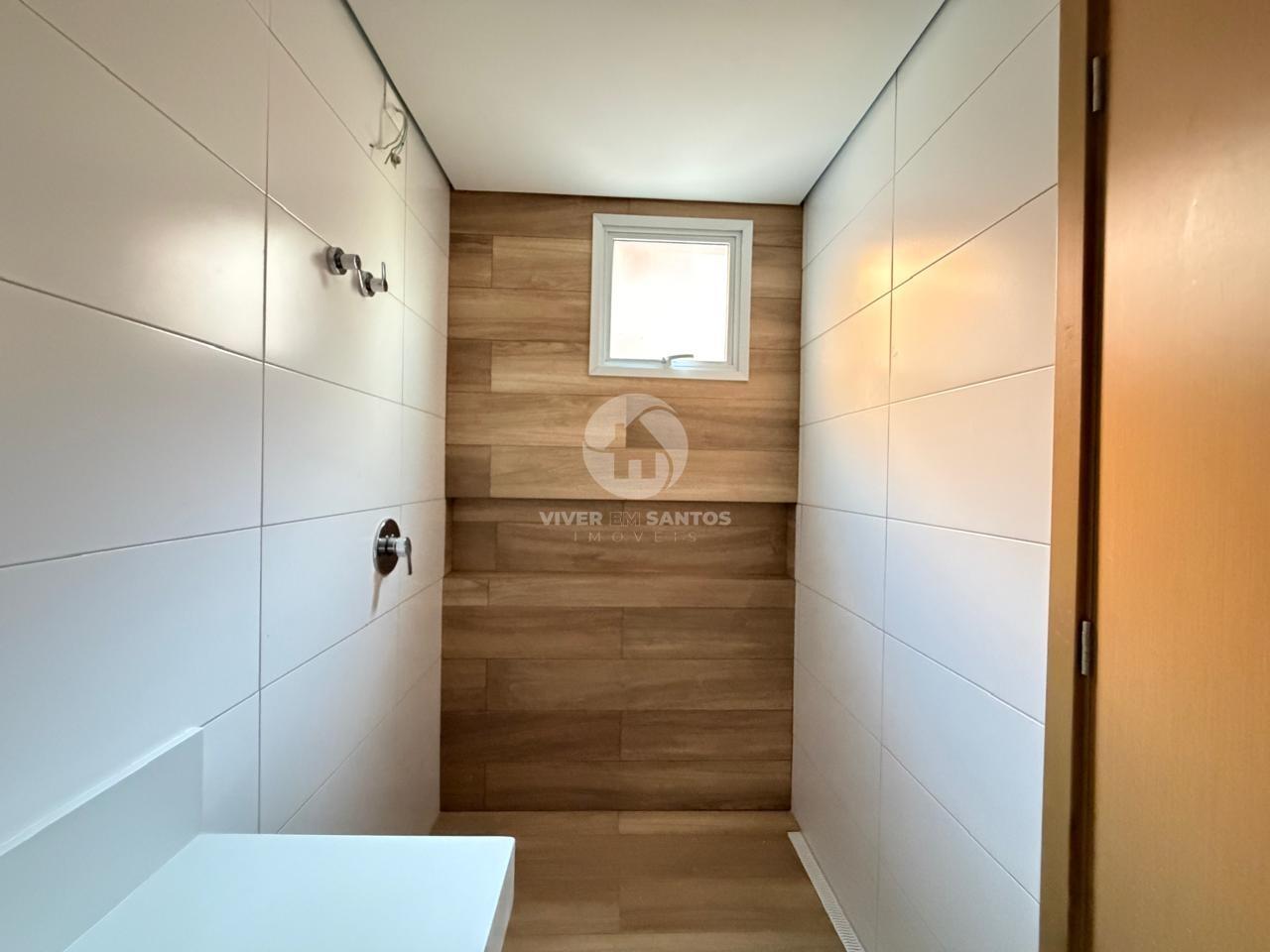 Apartamento Garden Novo, 3 Dormitórios, Suíte e Varanda Gourmet na Quadra da Praia – Santos/SP em Embaré, Santos — foto 18