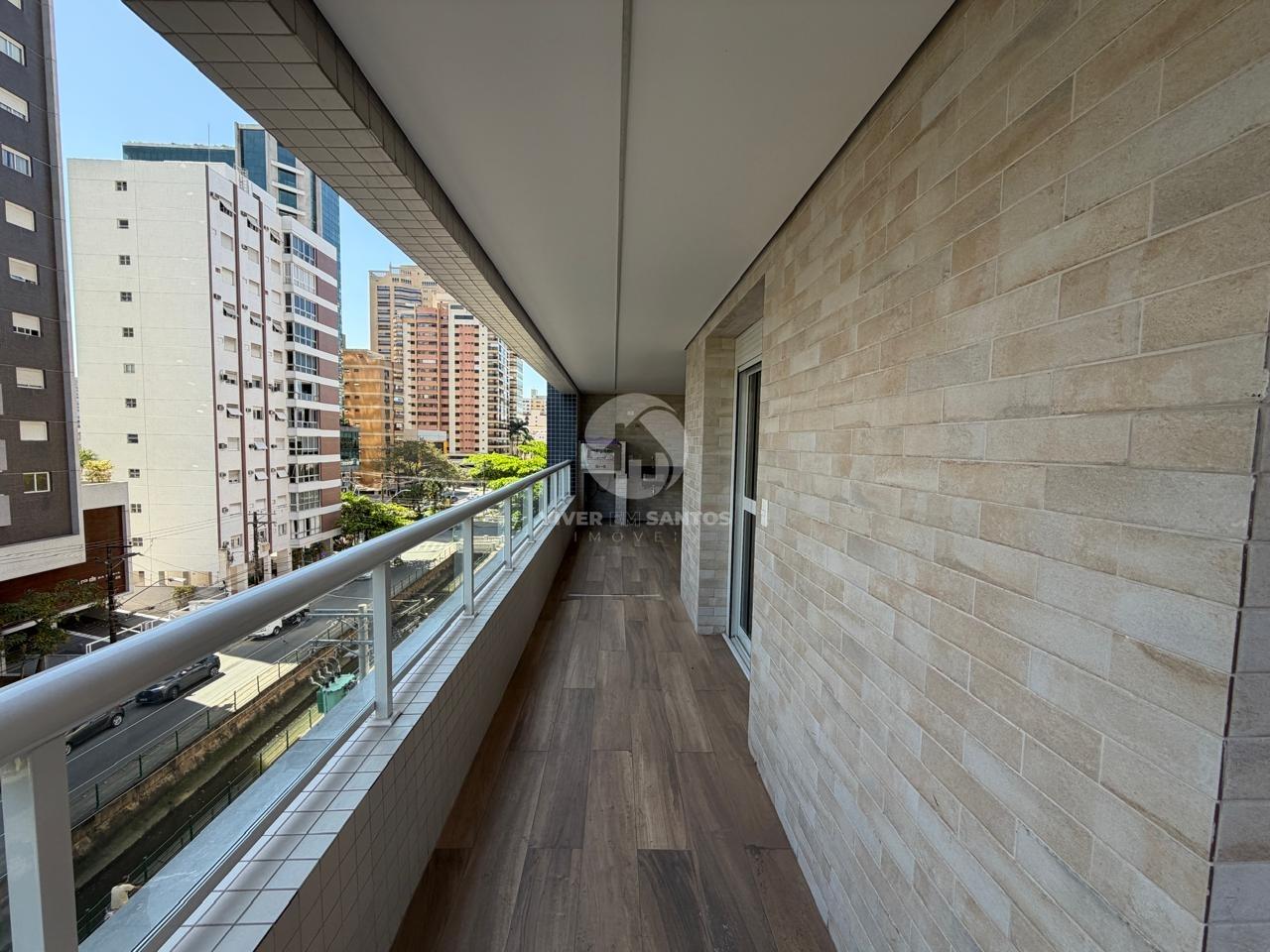 Apartamento Garden Novo, 3 Dormitórios, Suíte e Varanda Gourmet na Quadra da Praia – Santos/SP em Embaré, Santos — foto 4