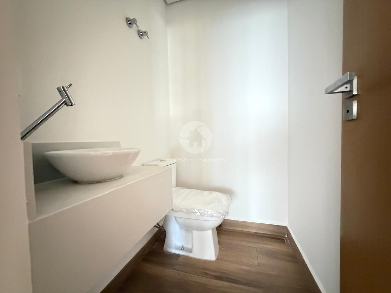 Apartamento Garden Novo, 3 Dormitórios, Suíte e Varanda Gourmet na Quadra da Praia – Santos/SP em Embaré, Santos — foto 22