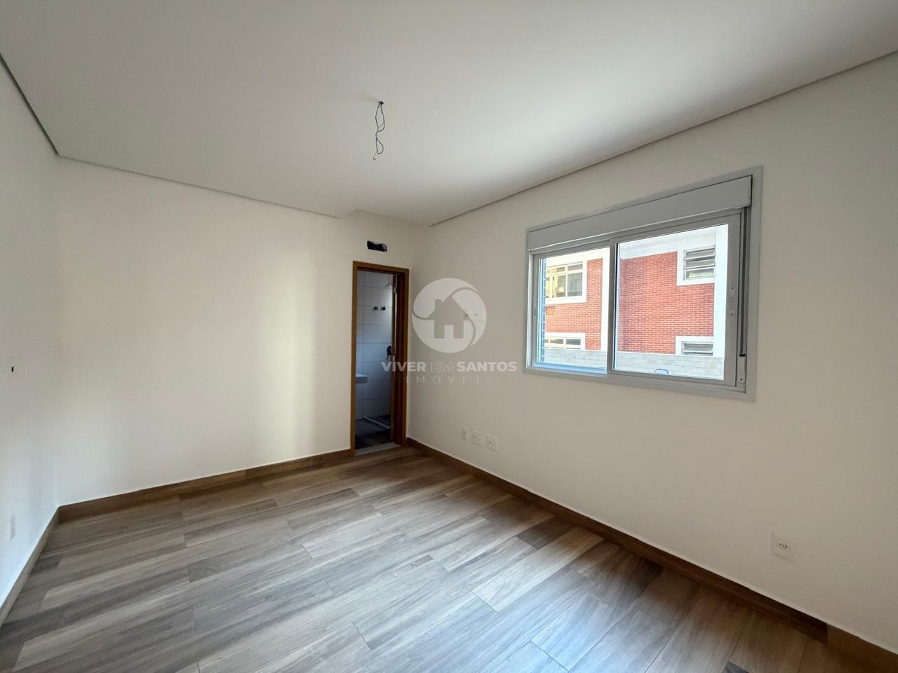 Apartamento Garden Novo, 3 Dormitórios, Suíte e Varanda Gourmet na Quadra da Praia – Santos/SP em Embaré, Santos — foto 15